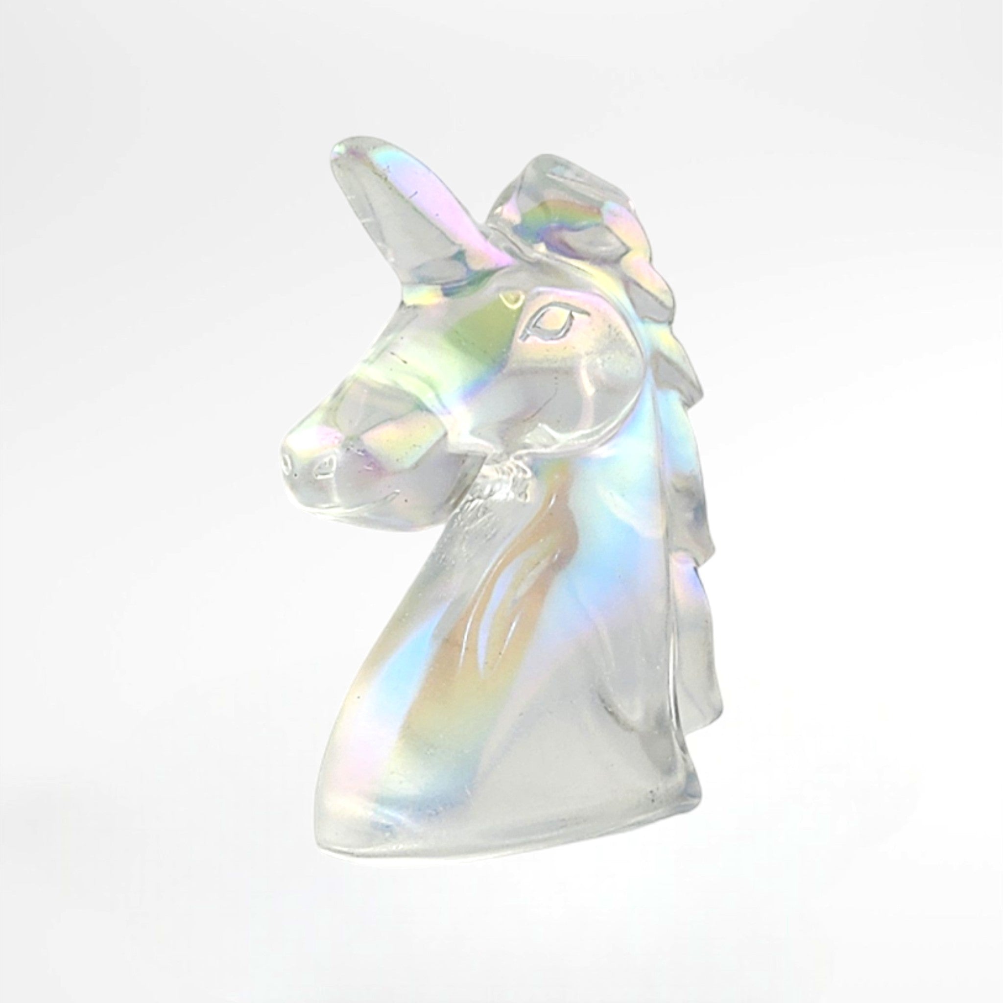 Aura Clear Quartz Unicorn