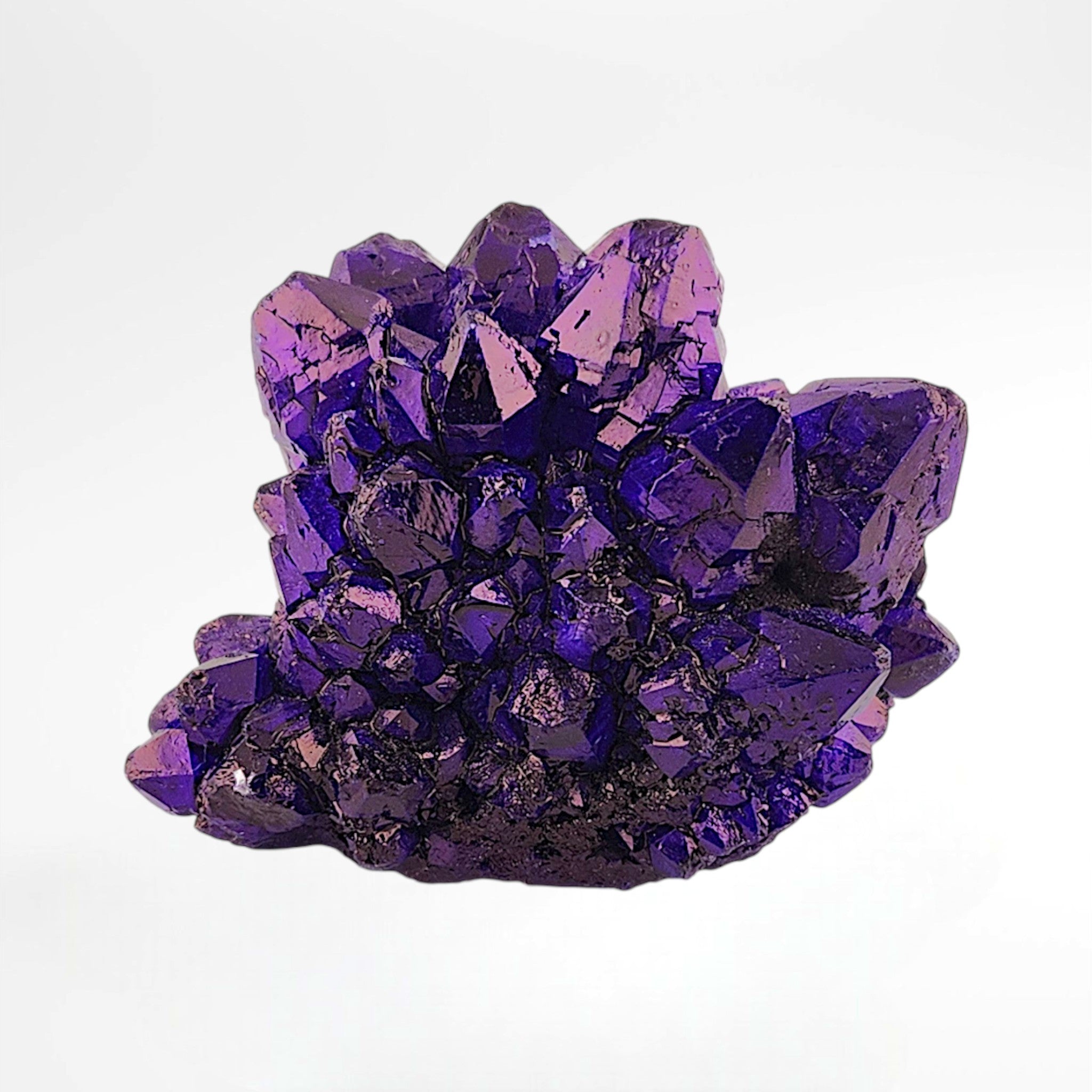 Purple Dyed Quartz Cluster