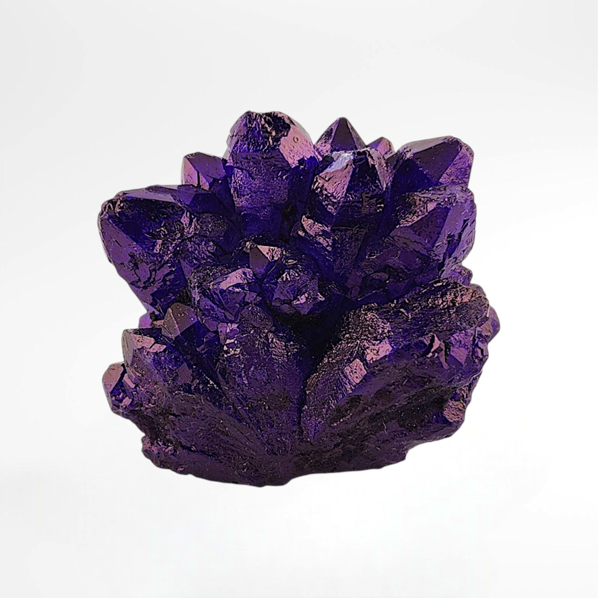 Purple Dyed Quartz Cluster