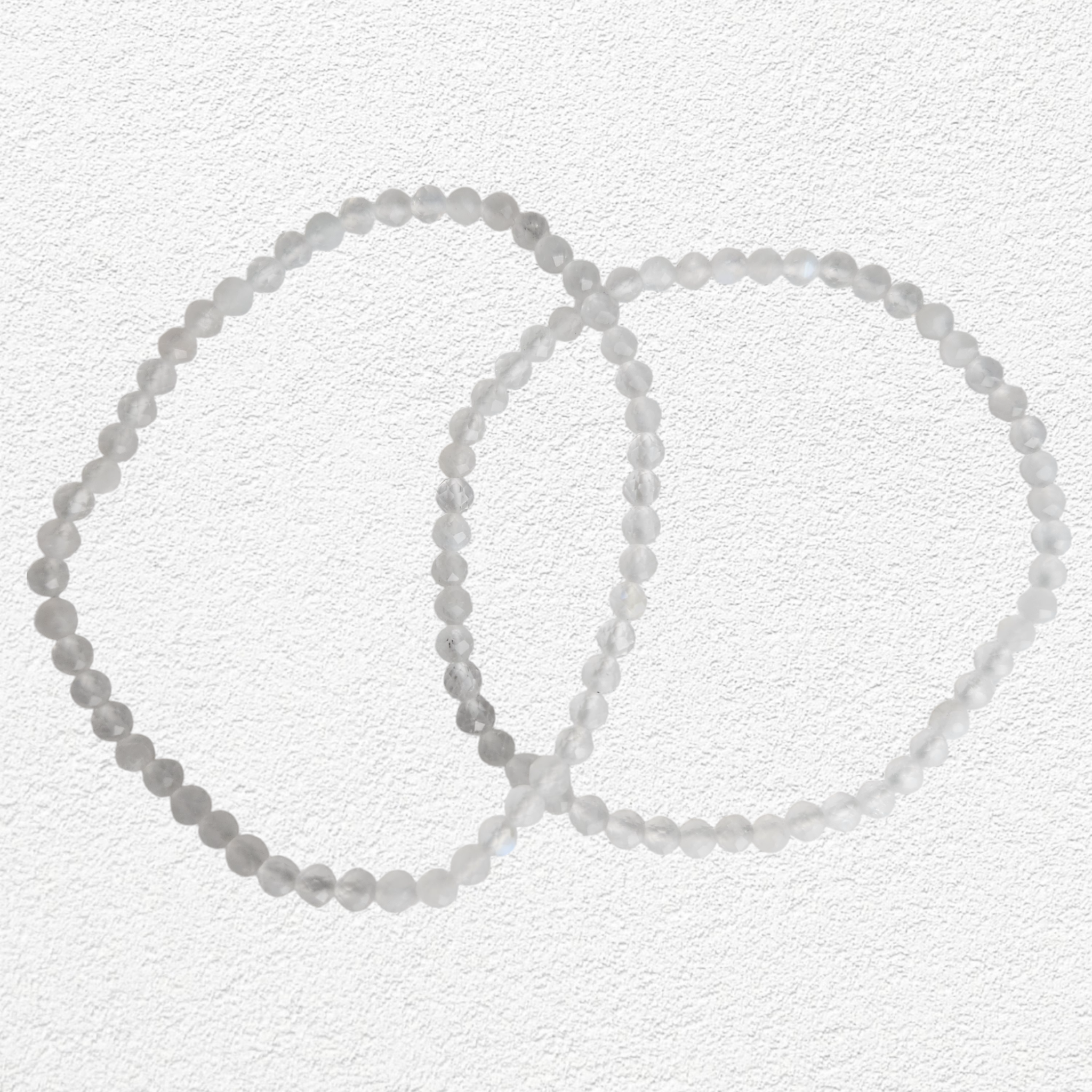 Moonstone Bracelet - 4mm faceted bead