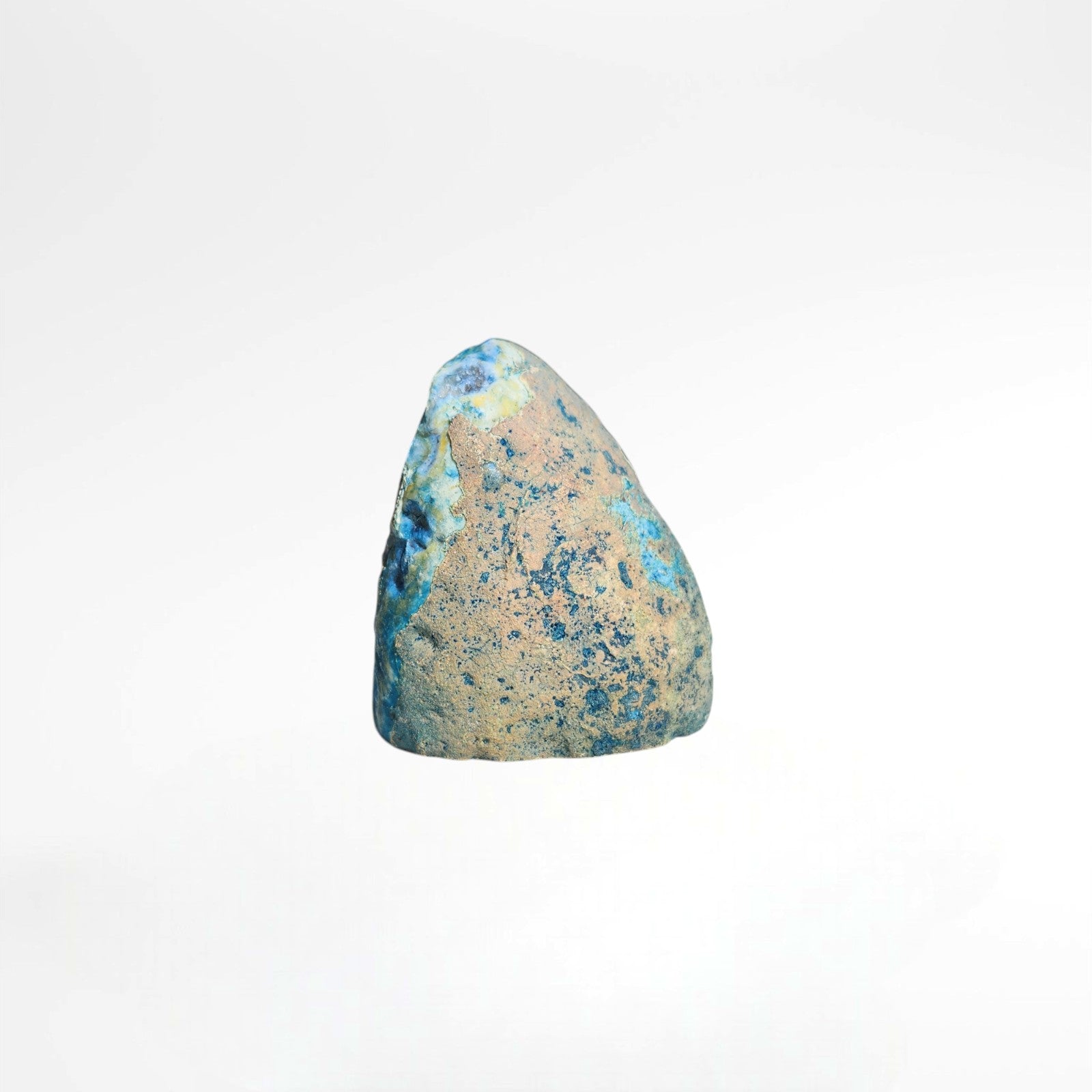 Dyed Blue Agate Polished Geode