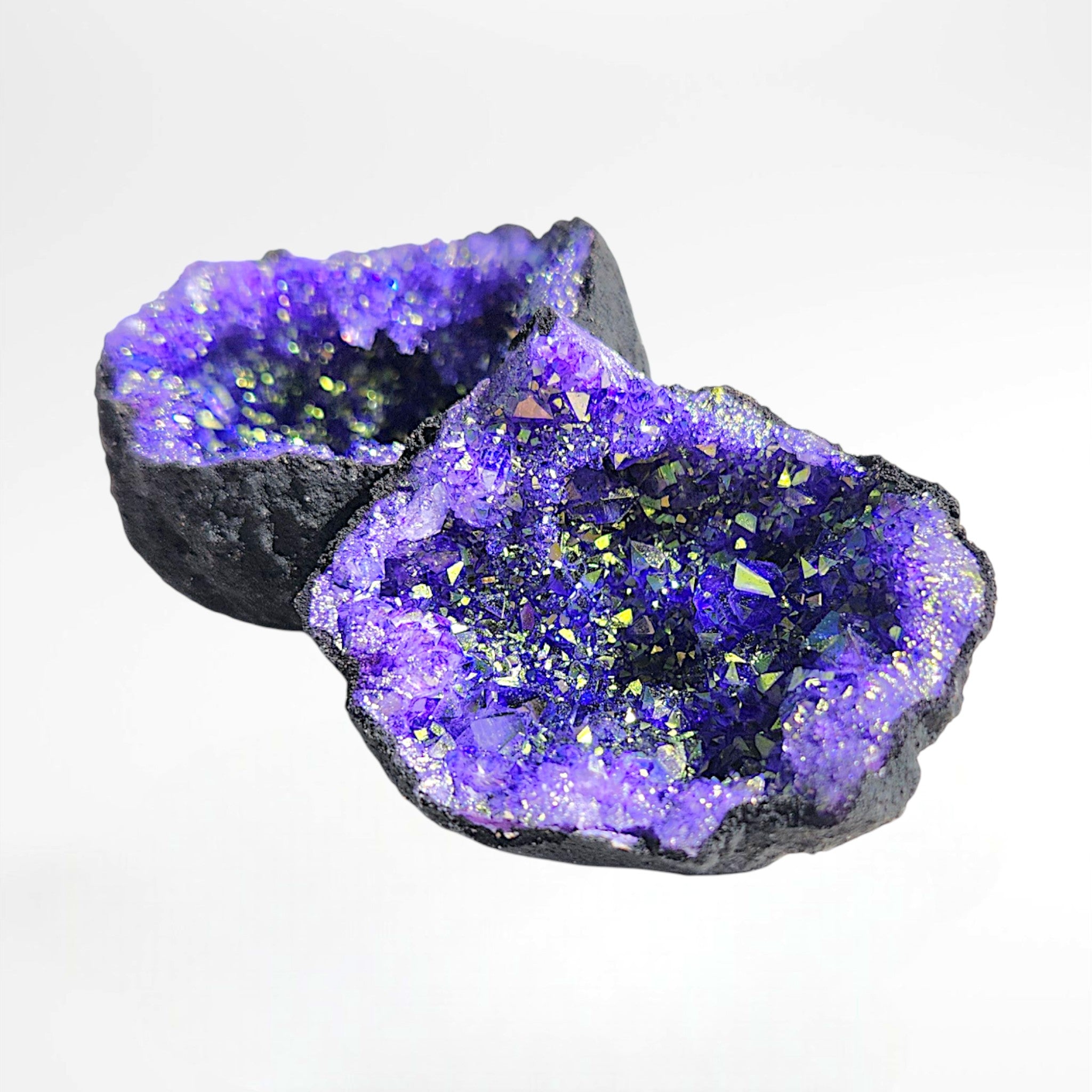 Purple Dyed Moroccan Geode