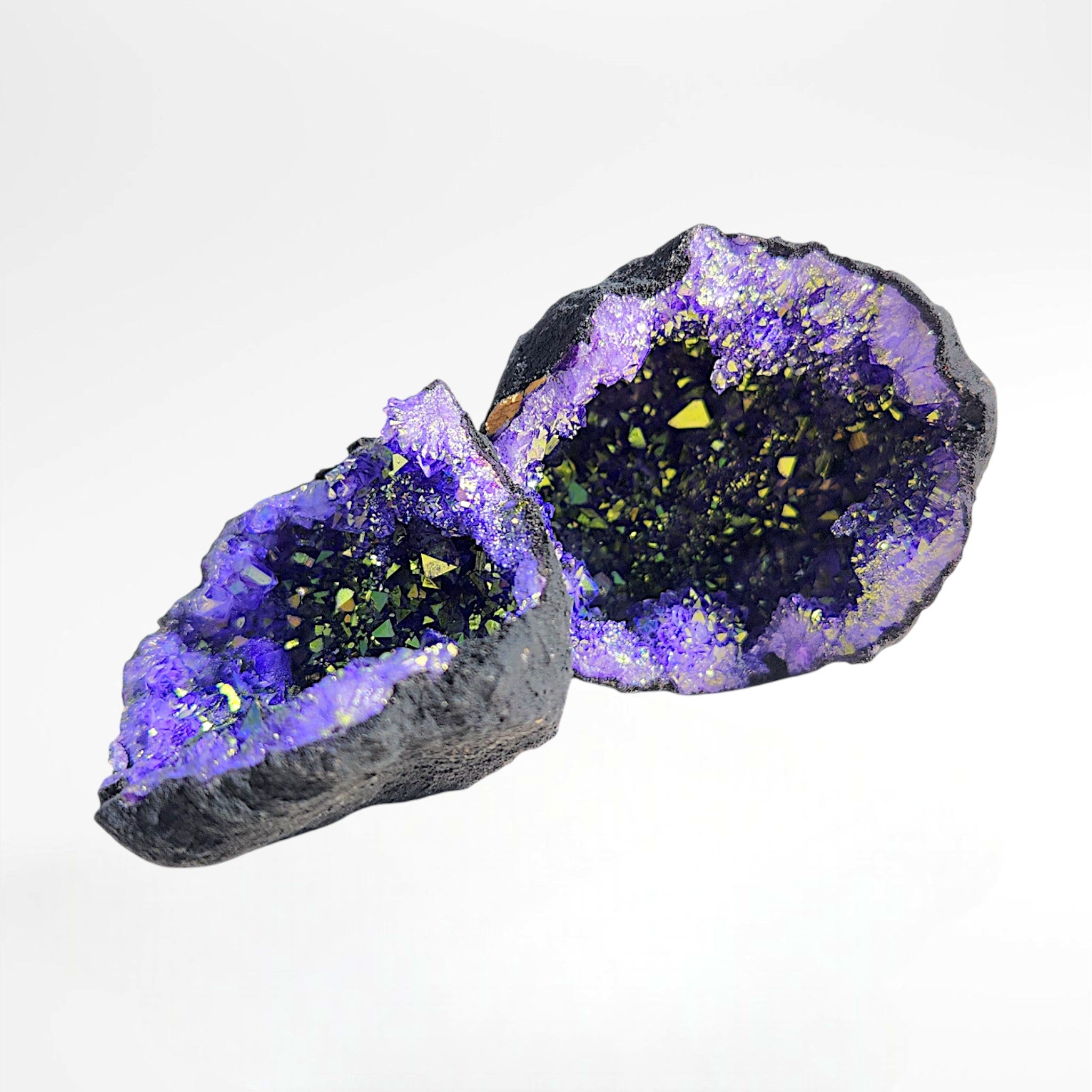 Purple Dyed Moroccan Geode