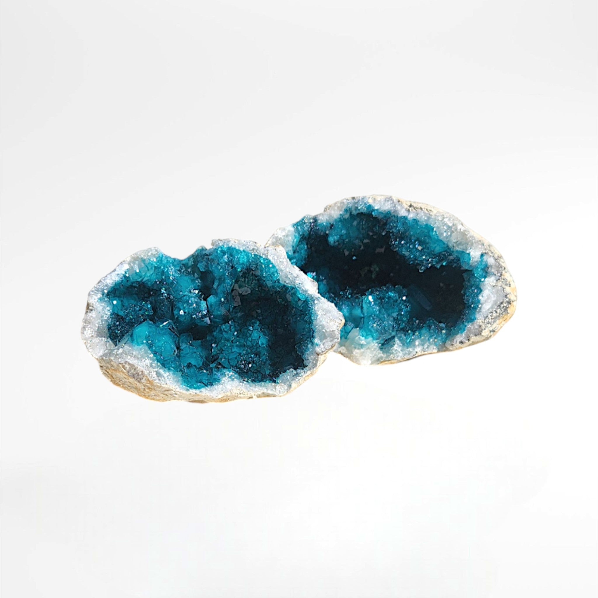 Turquoise Dyed Moroccan Geode