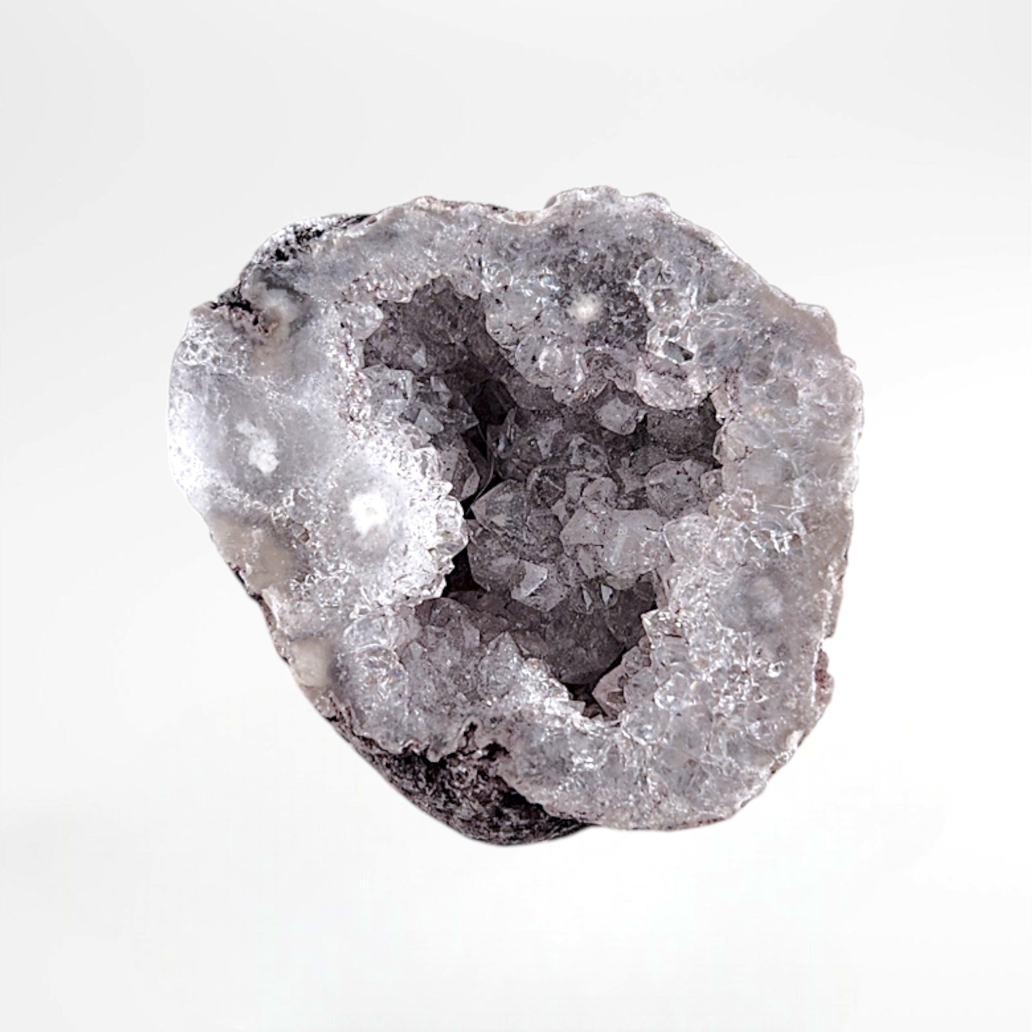 Dyed Purple Morroccan Geode Half