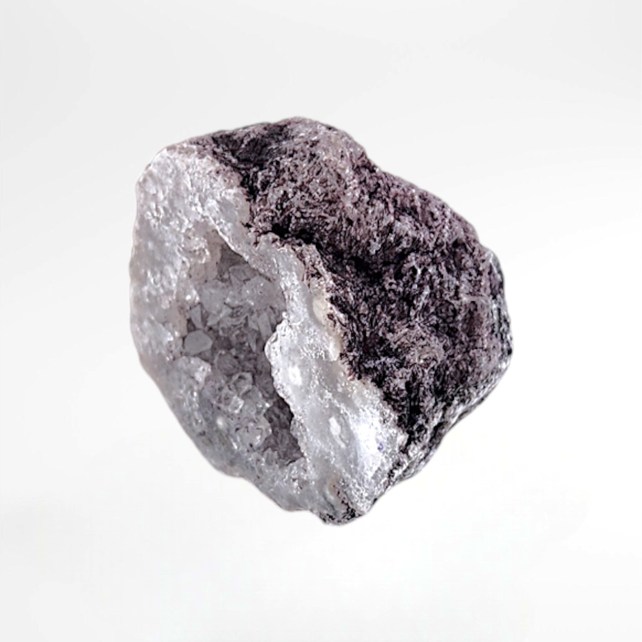 Dyed Purple Morroccan Geode Half
