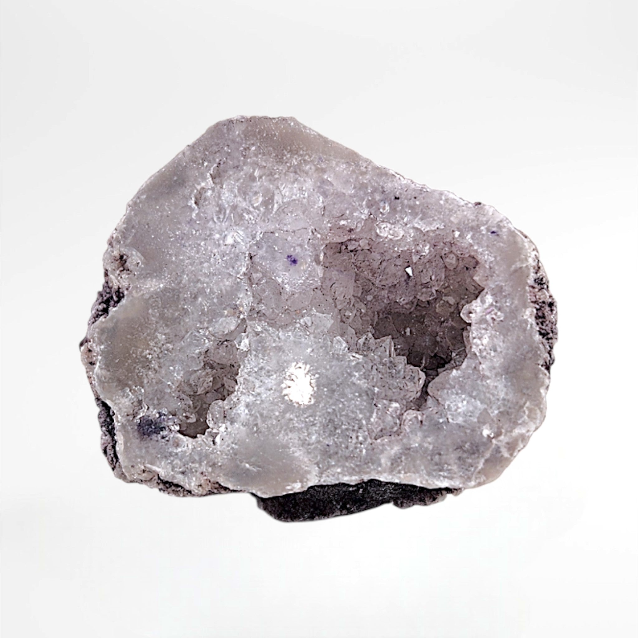 Dyed Purple Moroccan Geode Half