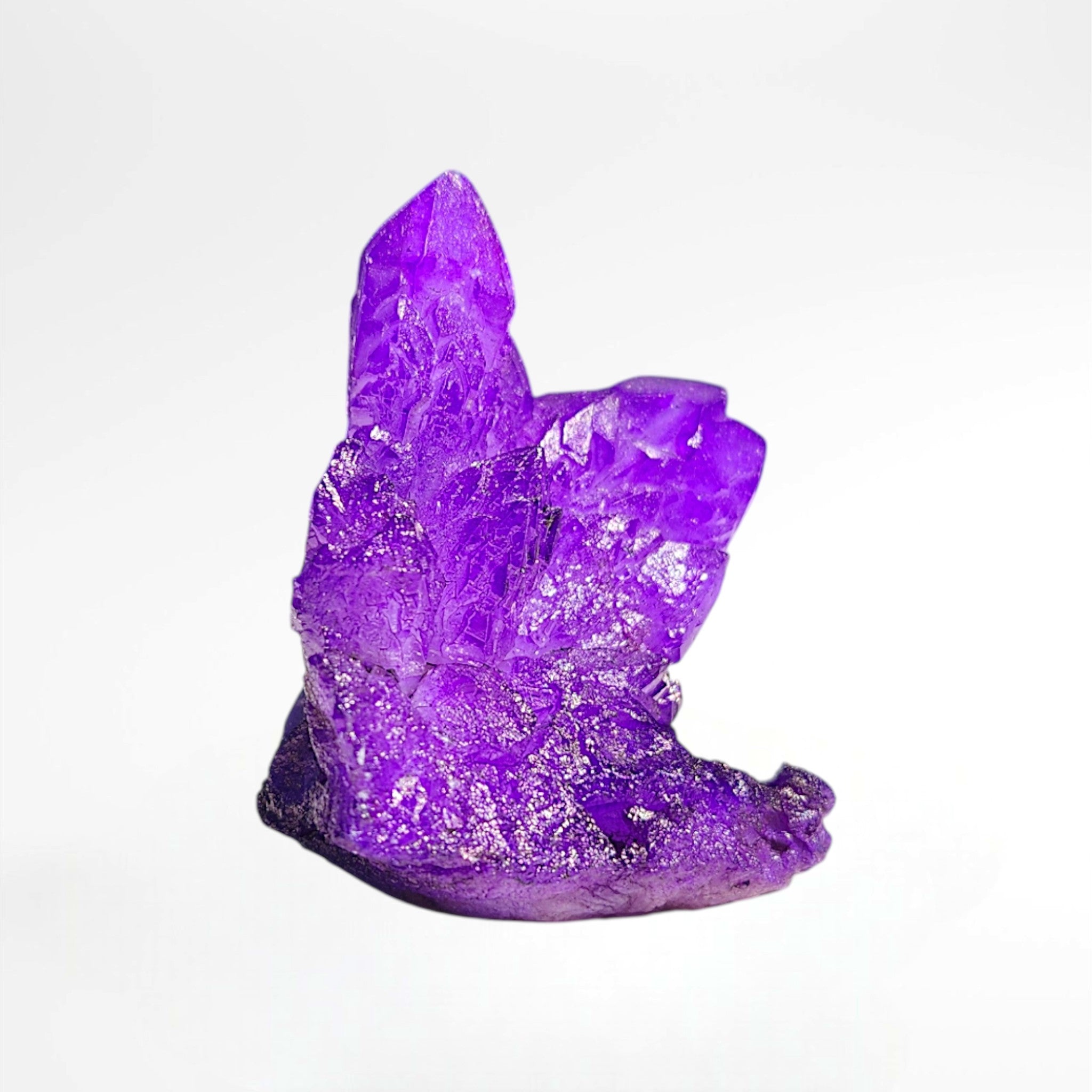 Purple Dyed Quartz Cluster