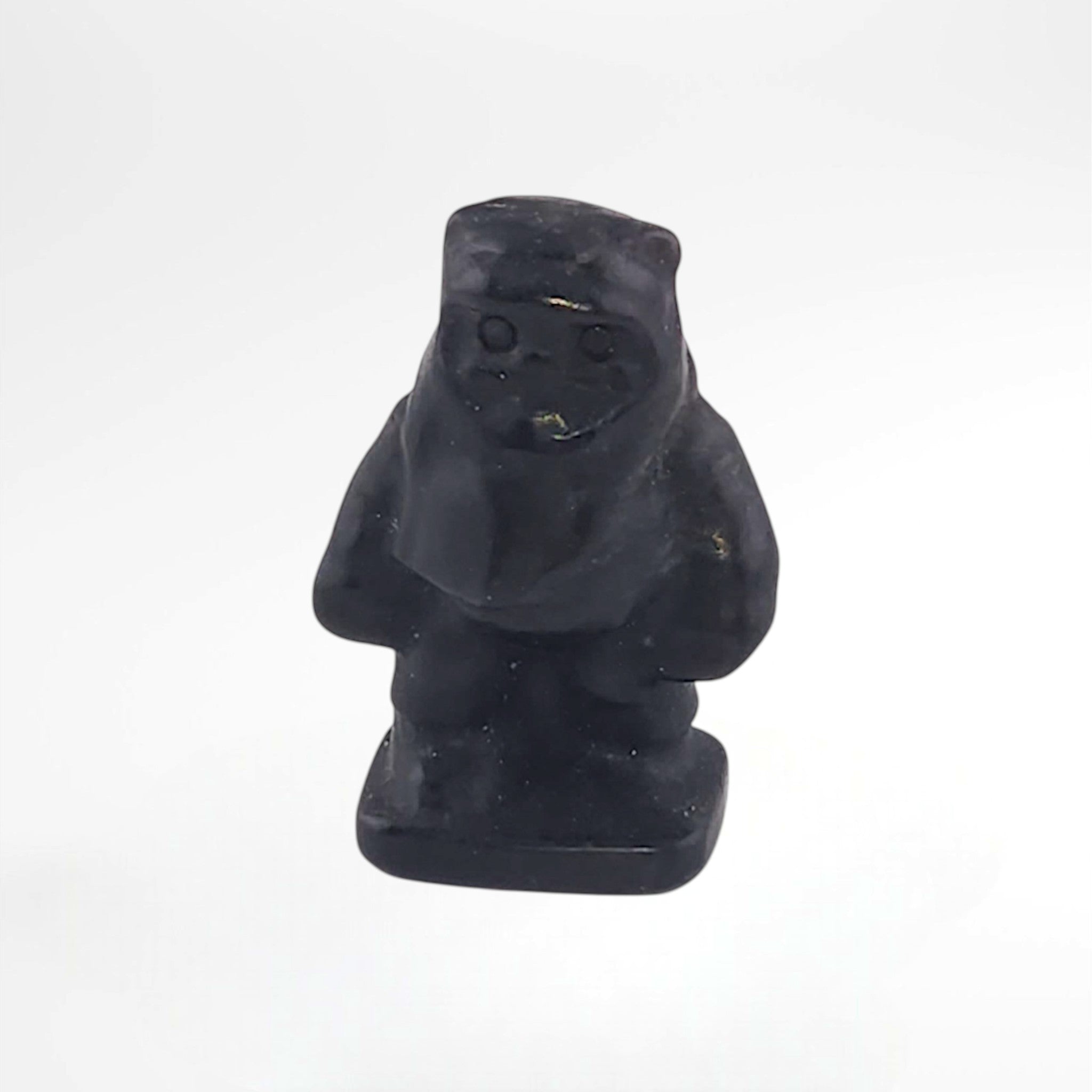 Black Obsidian Star Wars Ewok Carving