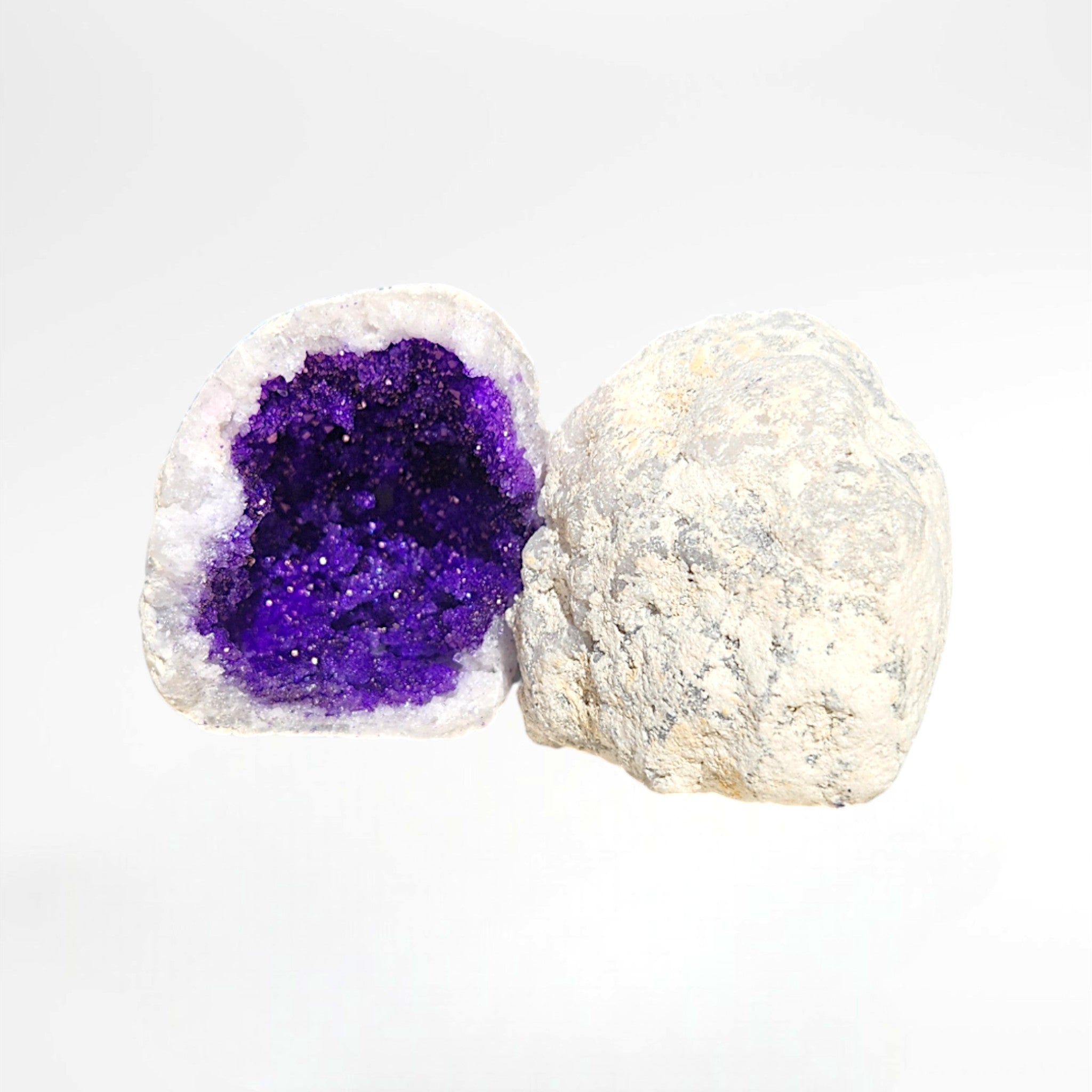 Purple Dyed Moroccan Geode