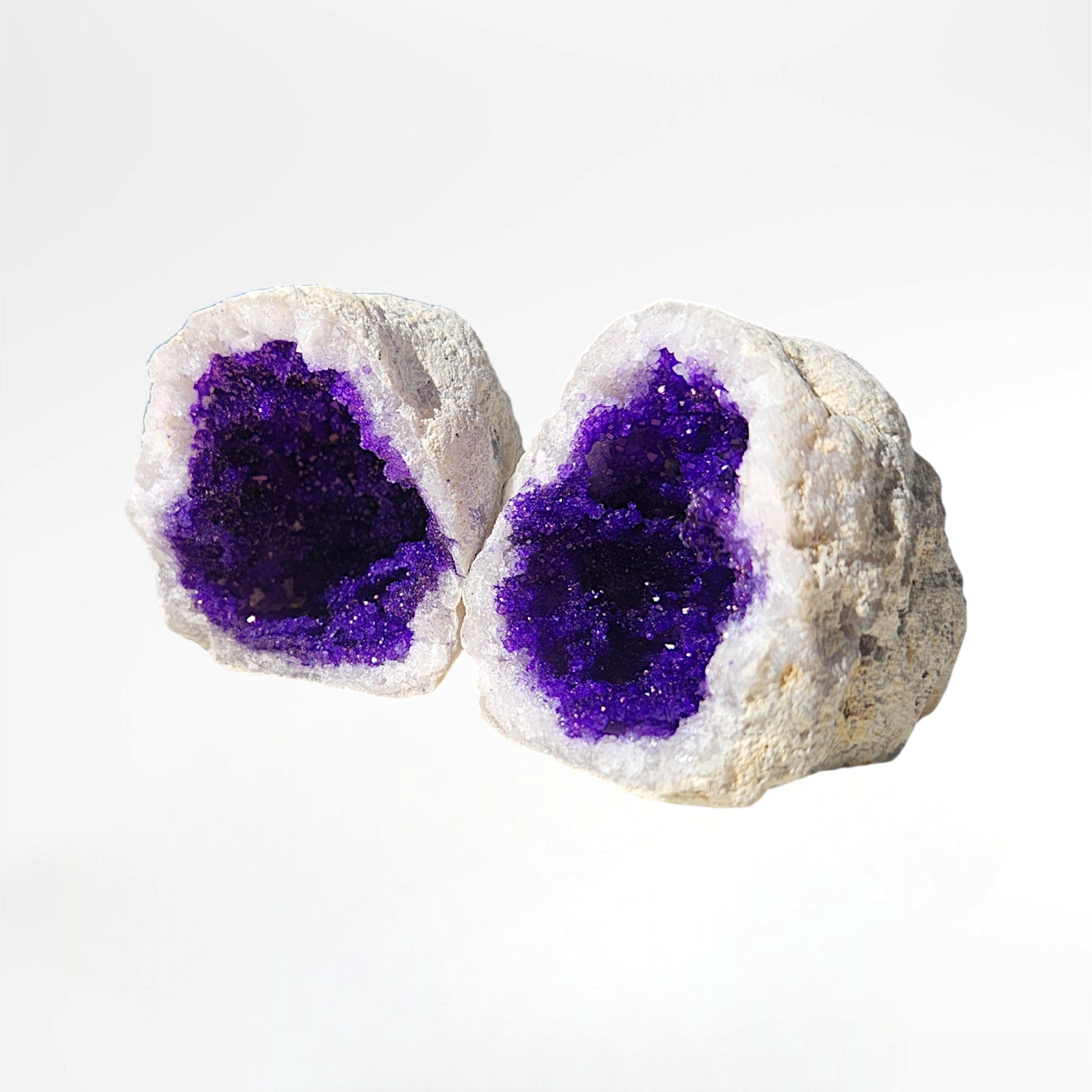 Purple Dyed Moroccan Geode