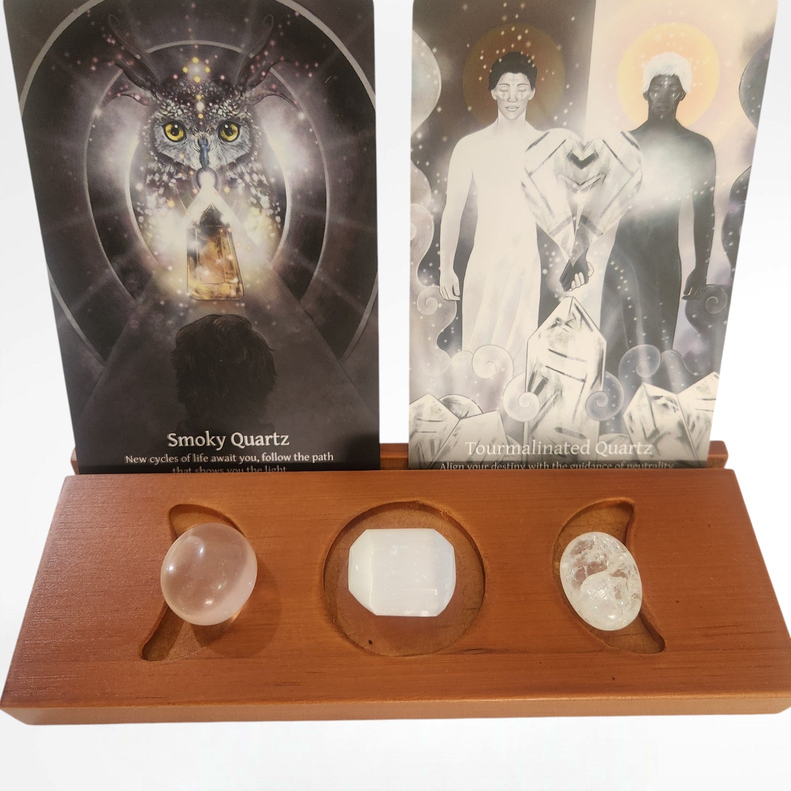 Wooden Oracle/Tarot Card Holder