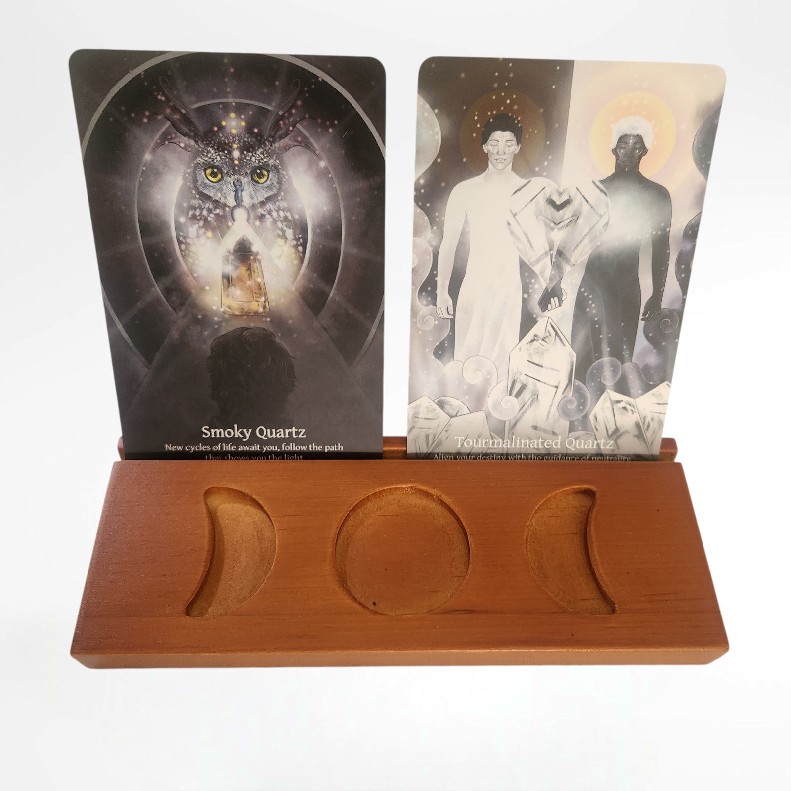 Wooden Oracle/Tarot Card Holder