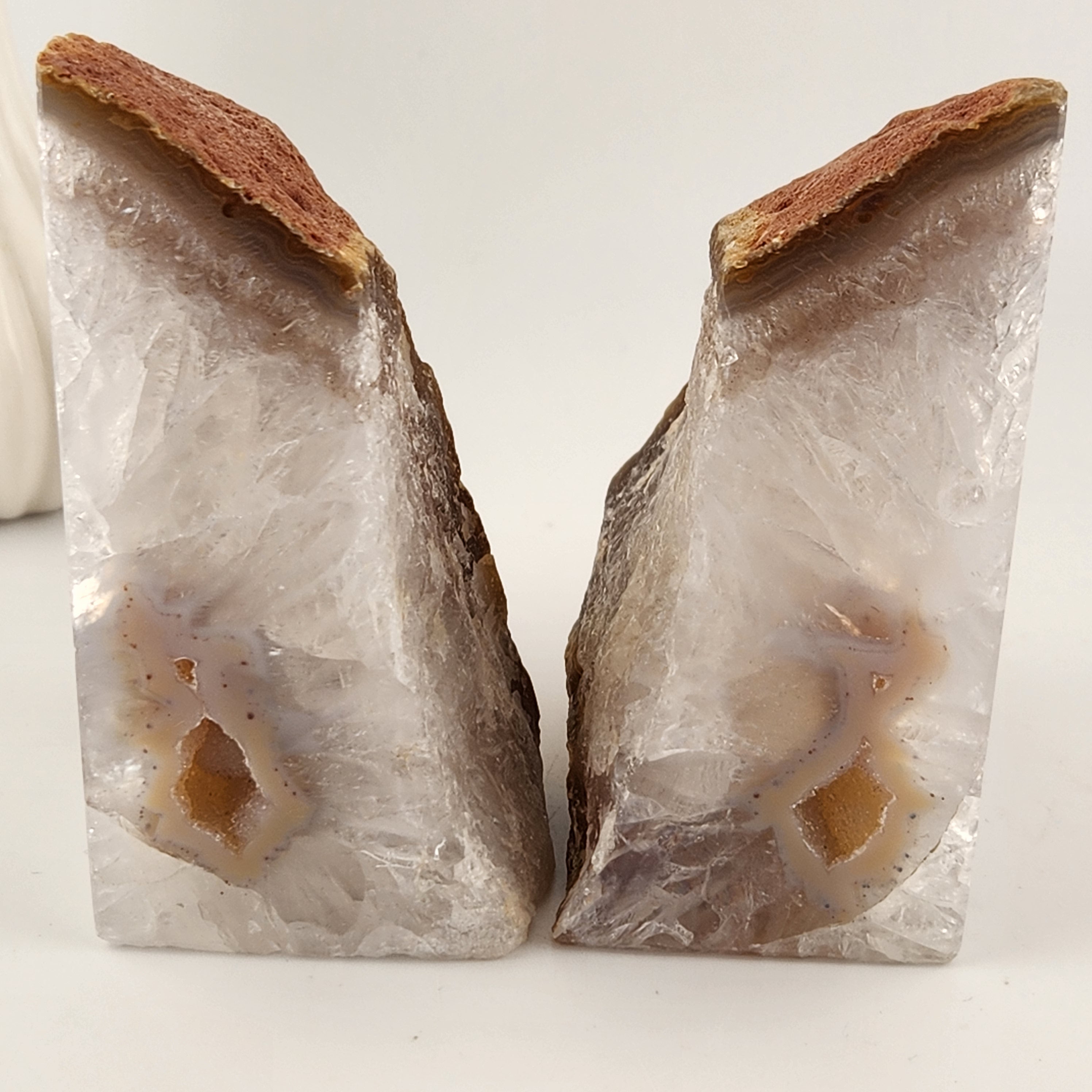 Agate Bookend