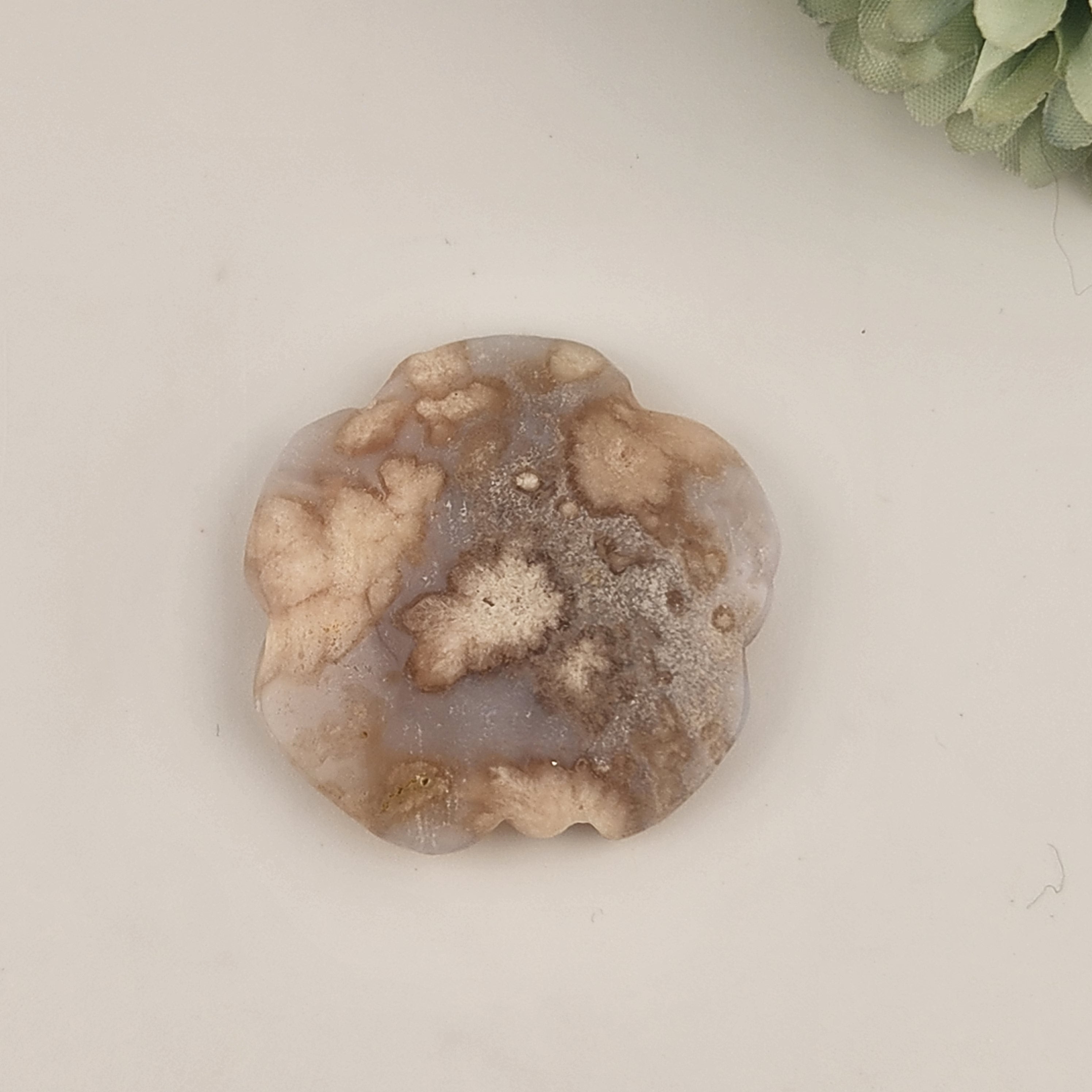 Pink Flower Agate Mini Flower