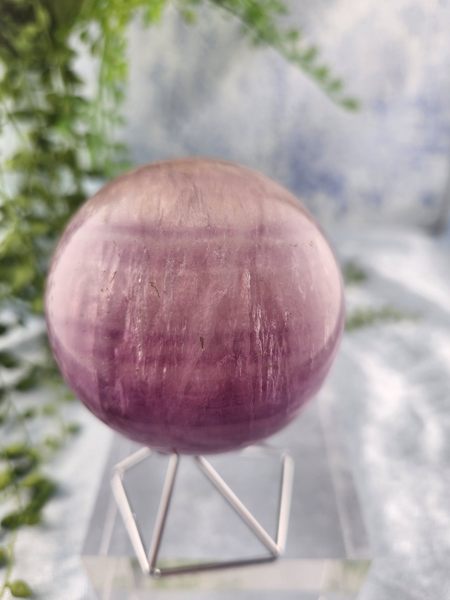 Purple Fluorite Sphere