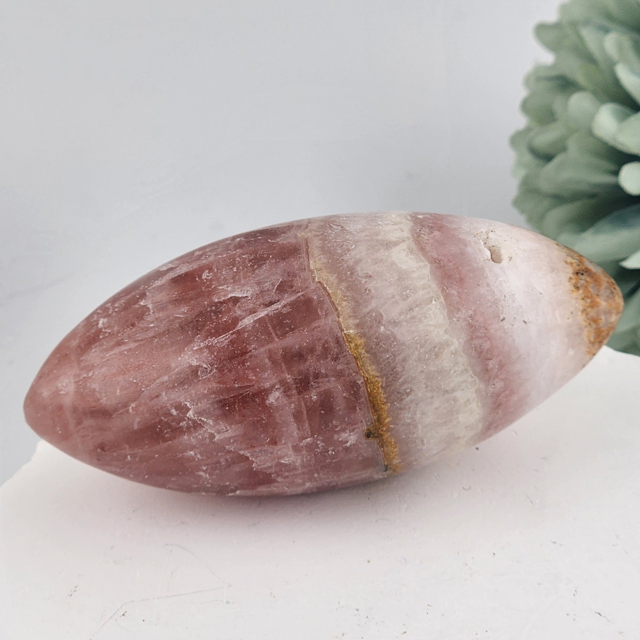 Pink Banded Onyx Shiva