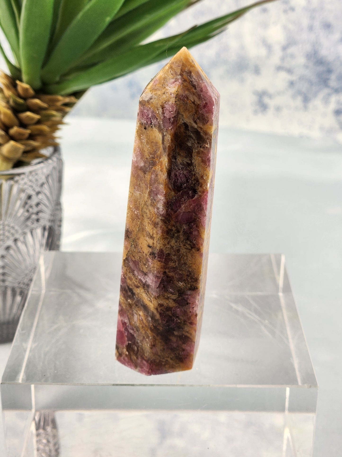 Pink Tourmaline Point