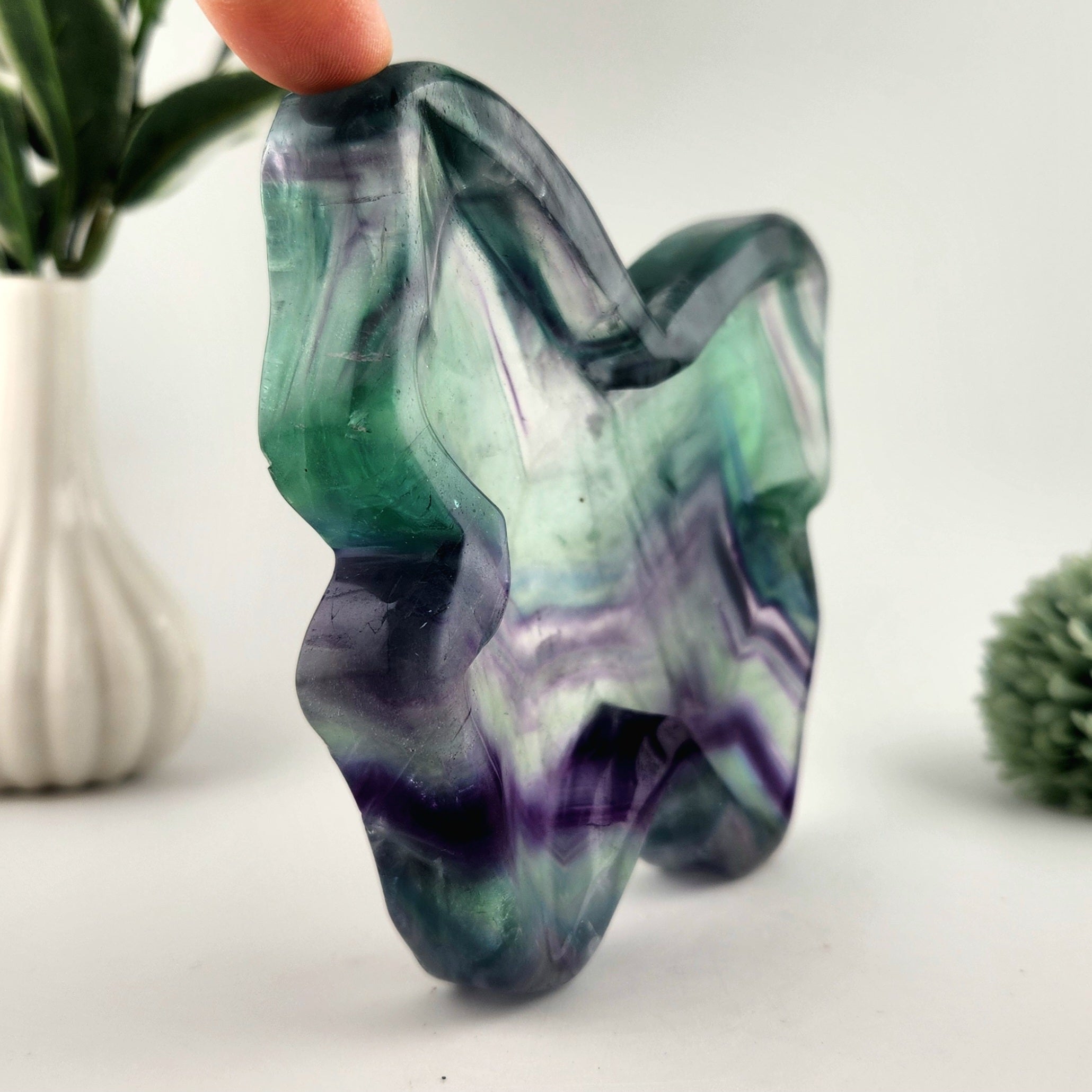 Fluorite Butterfly Bowl