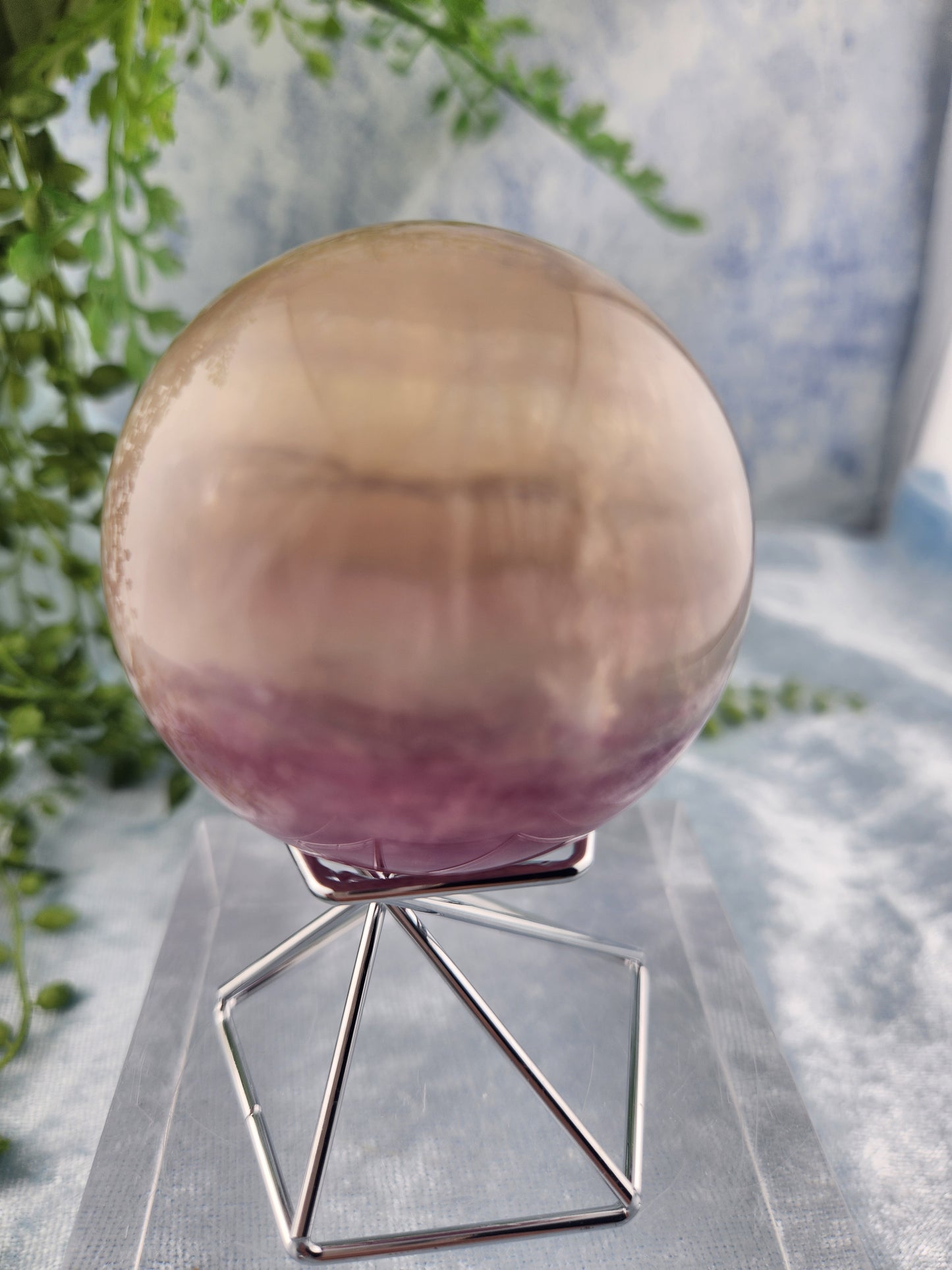 Purple Fluorite Sphere