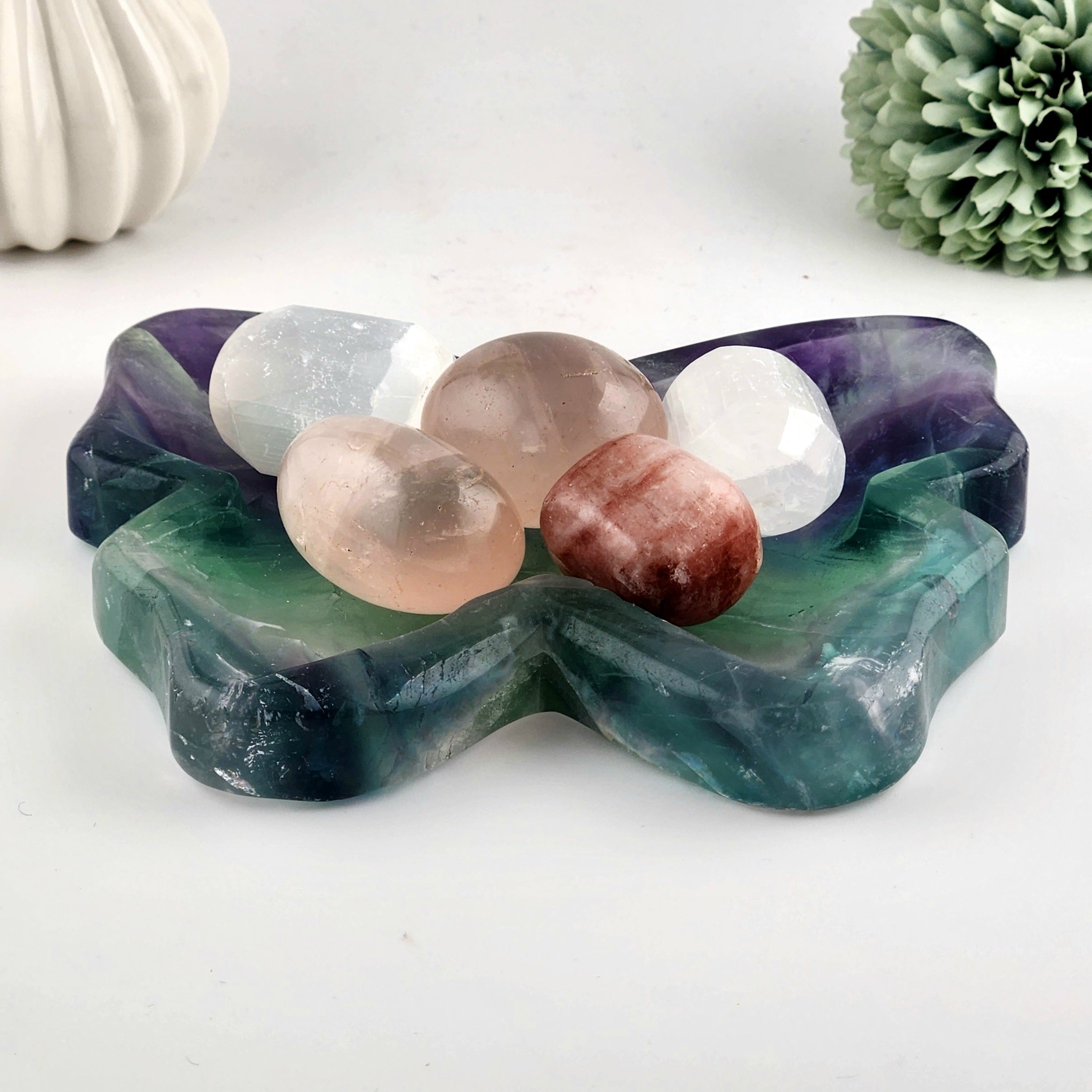 Fluorite Butterfly Bowl
