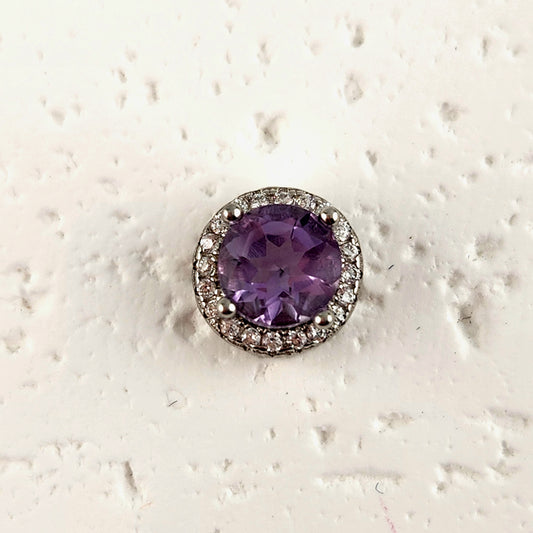 Amethyst Pendant - S925
