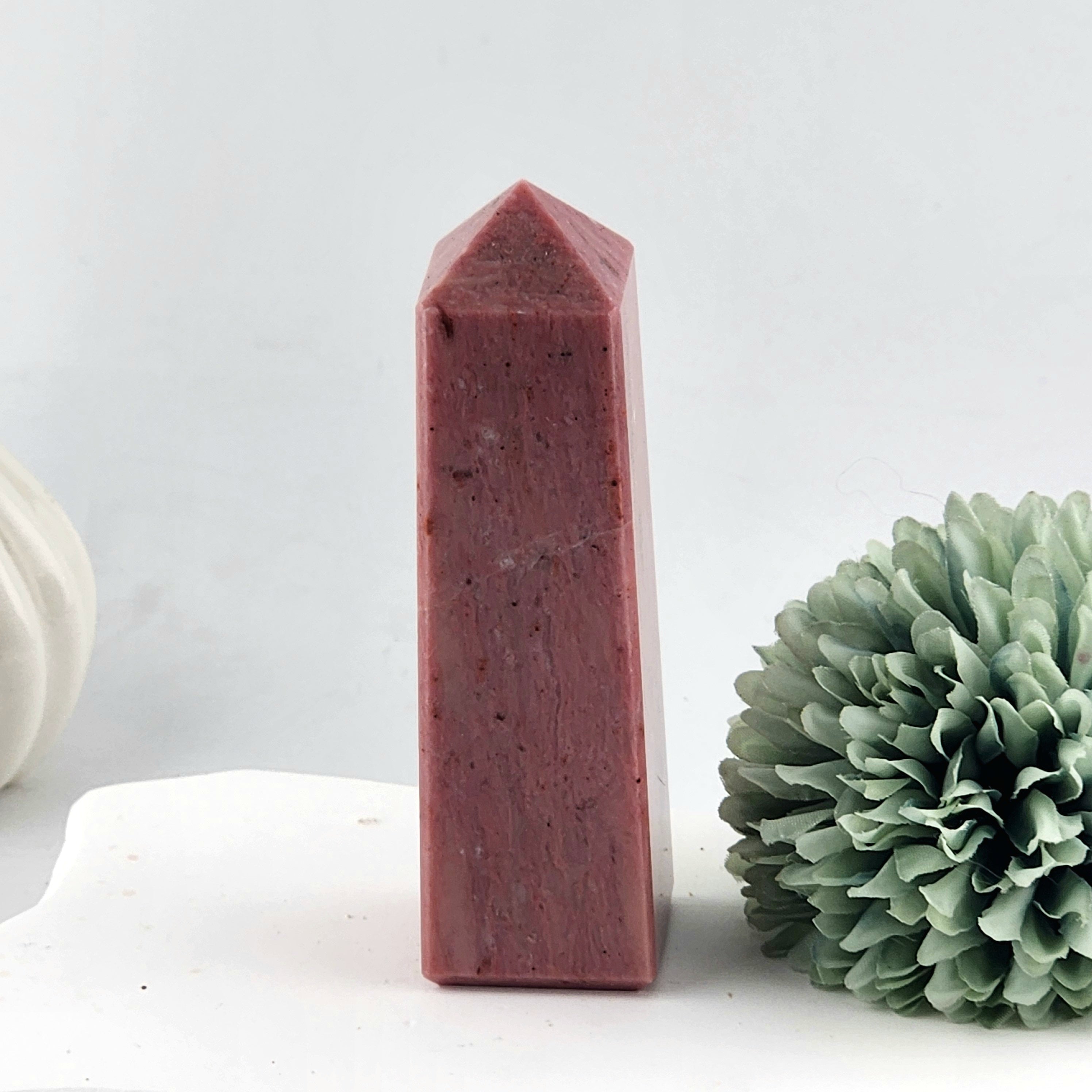 Pink Petrified Wood Tower