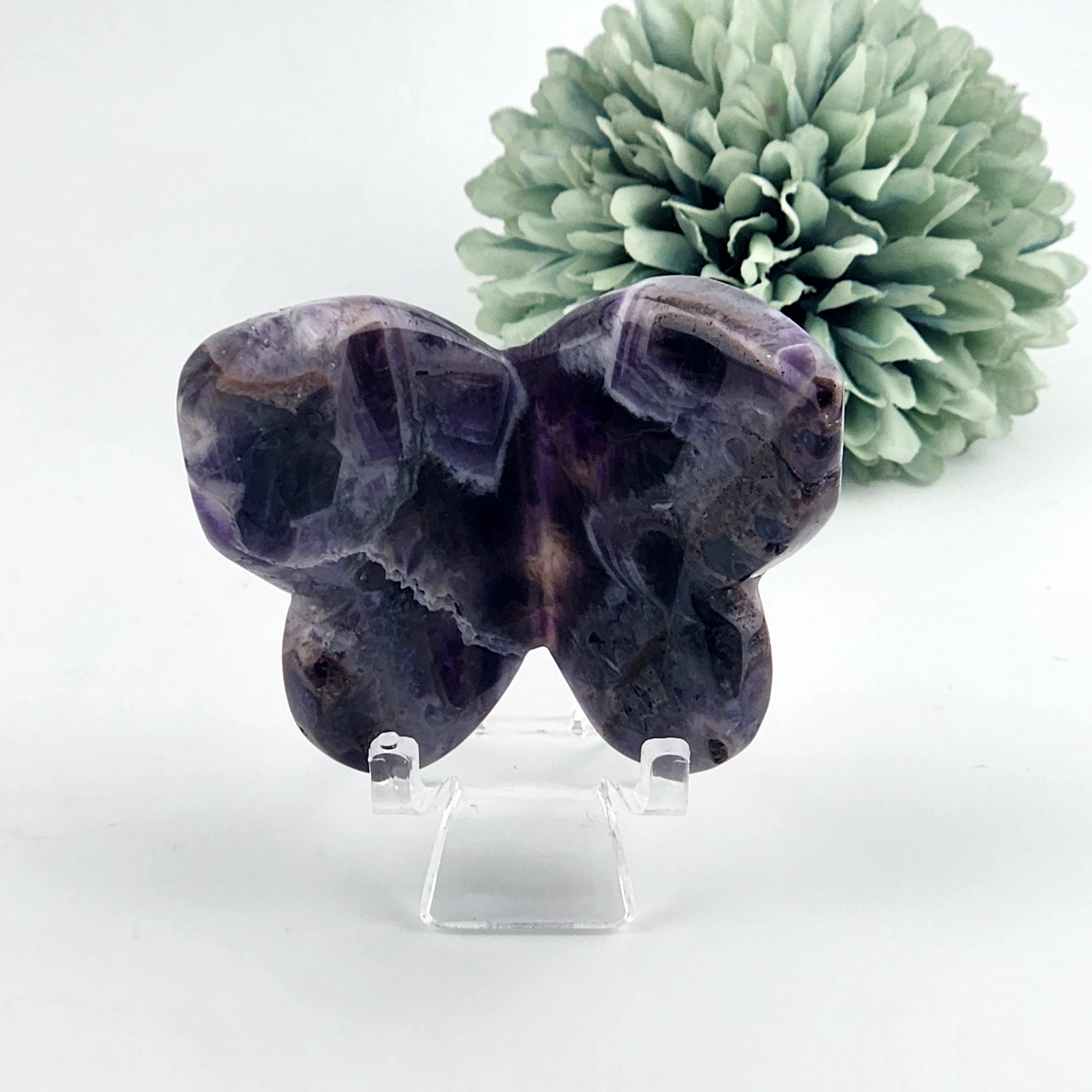 Chevron Dream Amethyst Butterfly