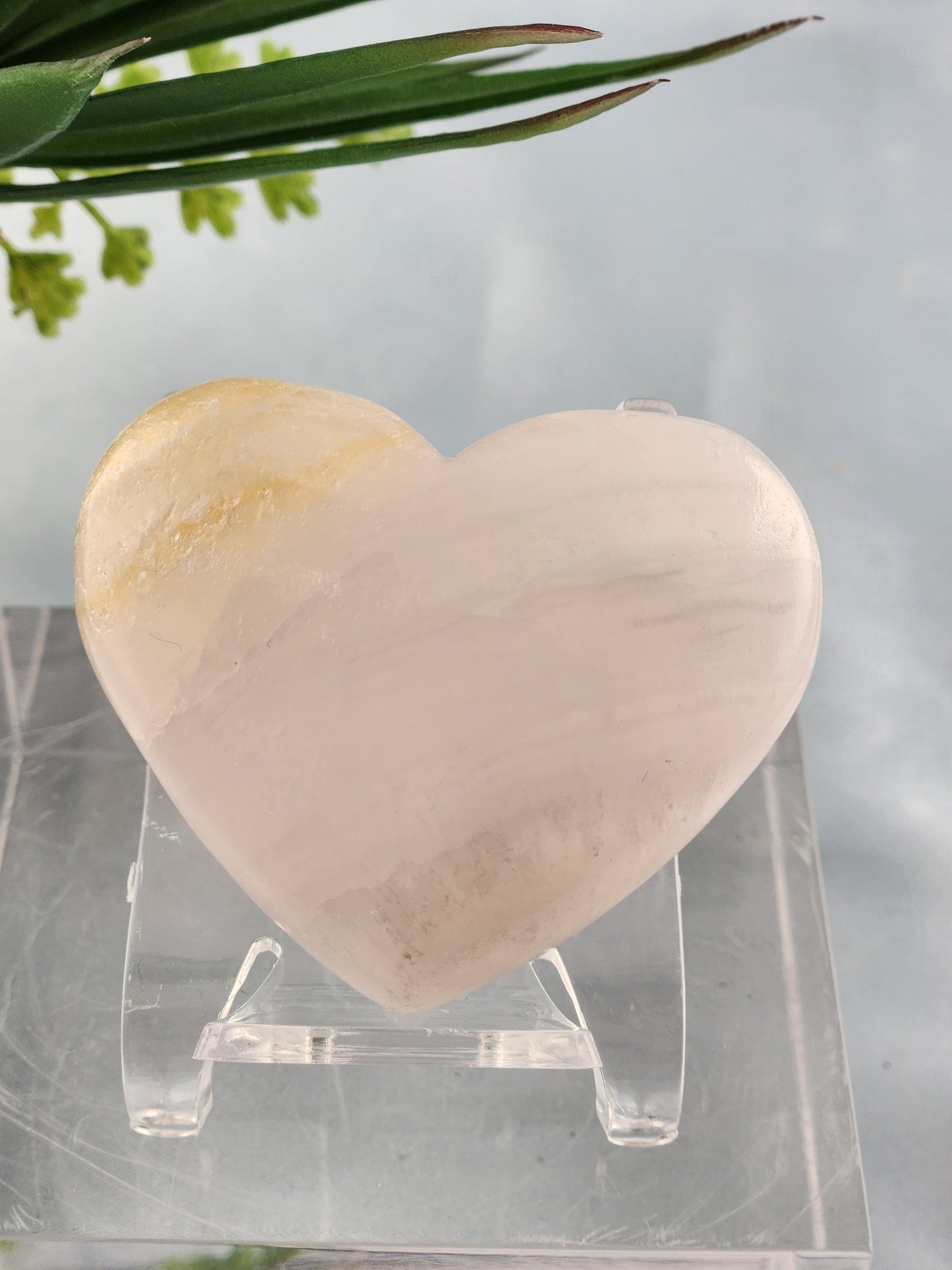 Pink Calcite Heart