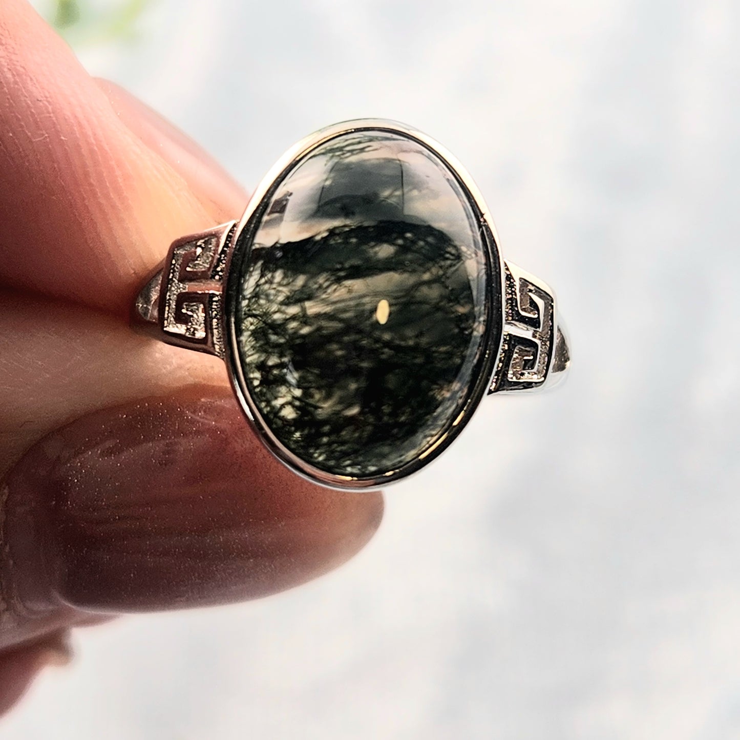 Moss Agate Ring (1.1)