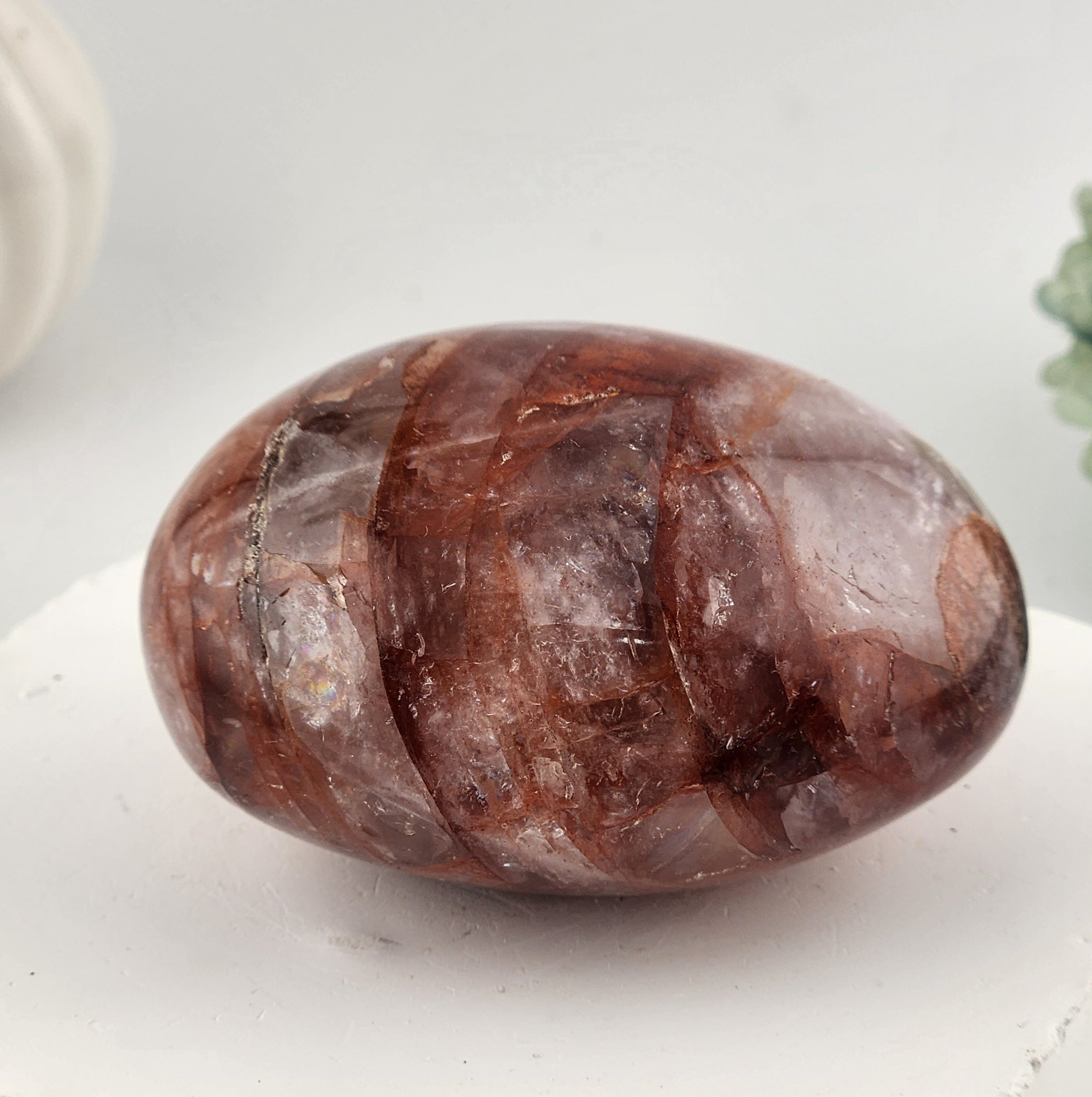 Fire Quartz Palmstone