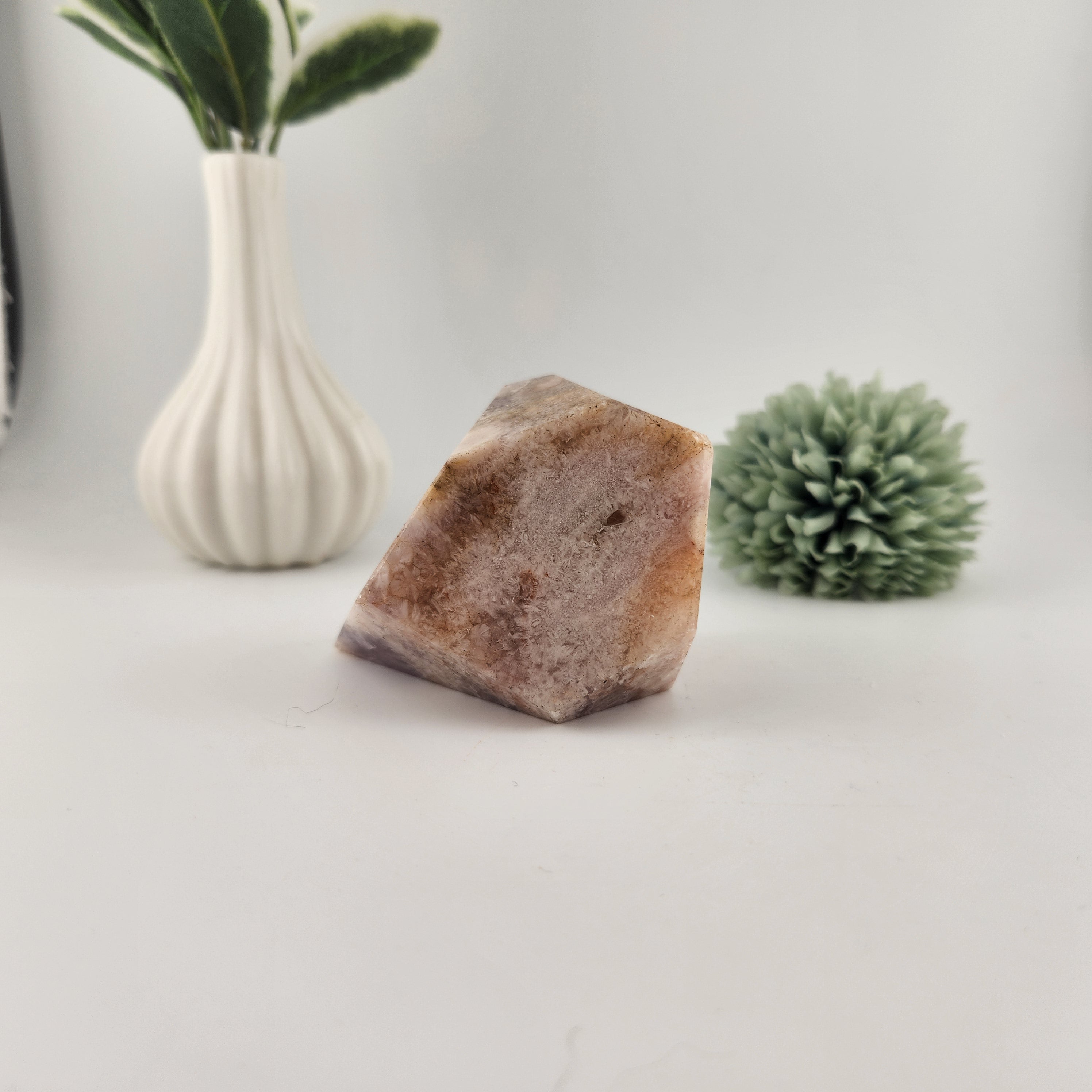 Purple + Pink Flower Agate Freeform