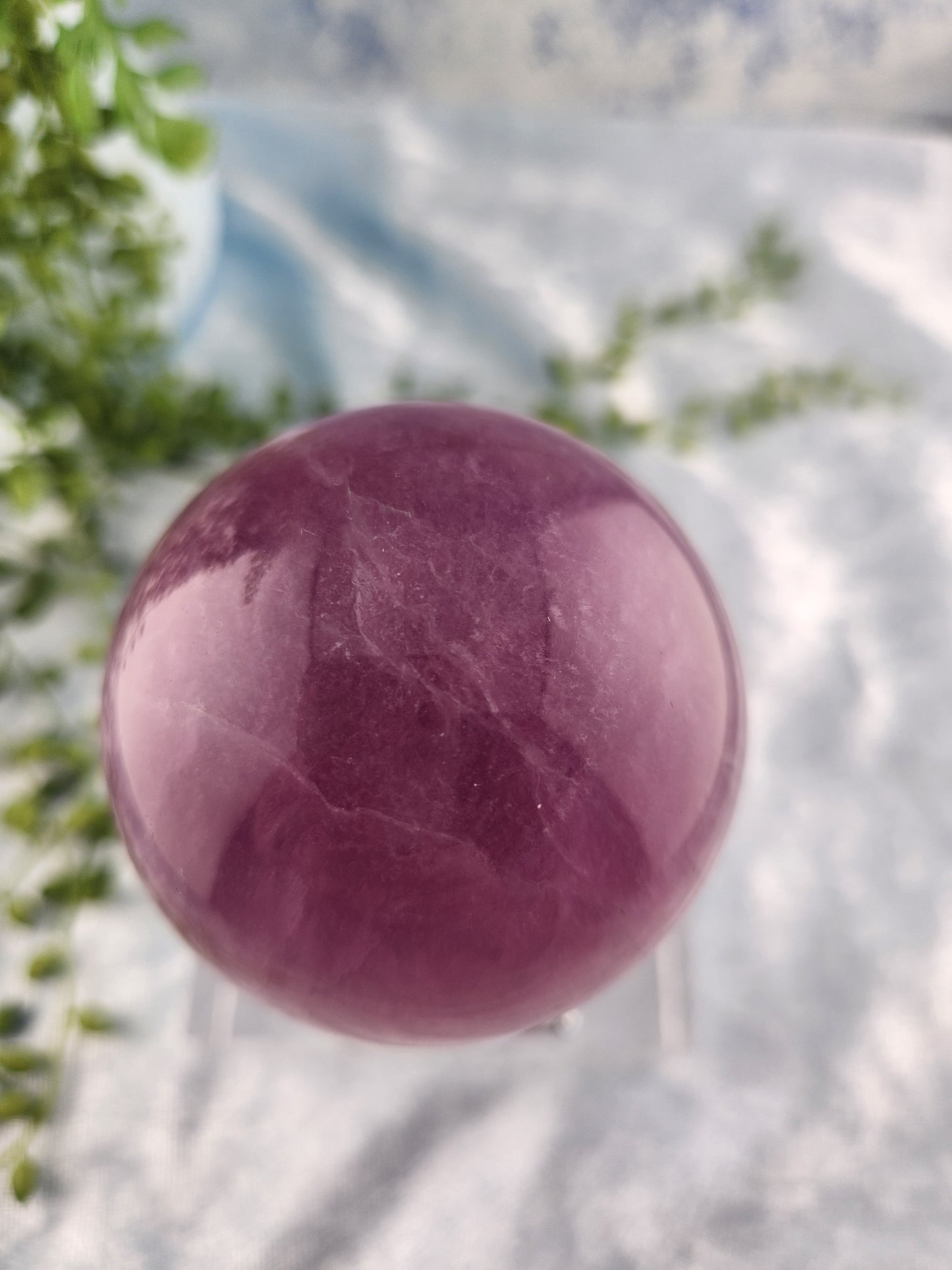 Purple Fluorite Sphere