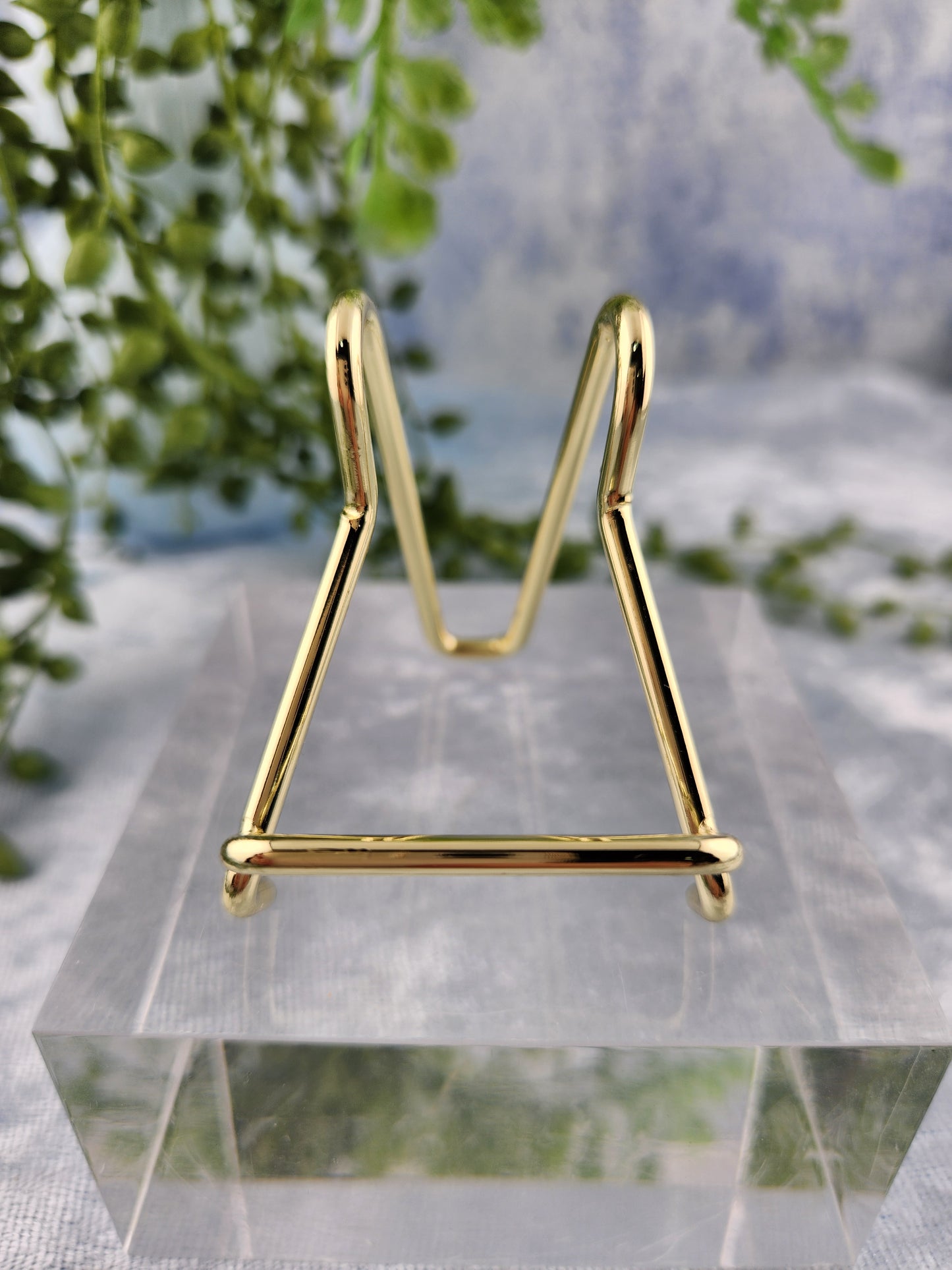 Reversible Gold Crystal Stand