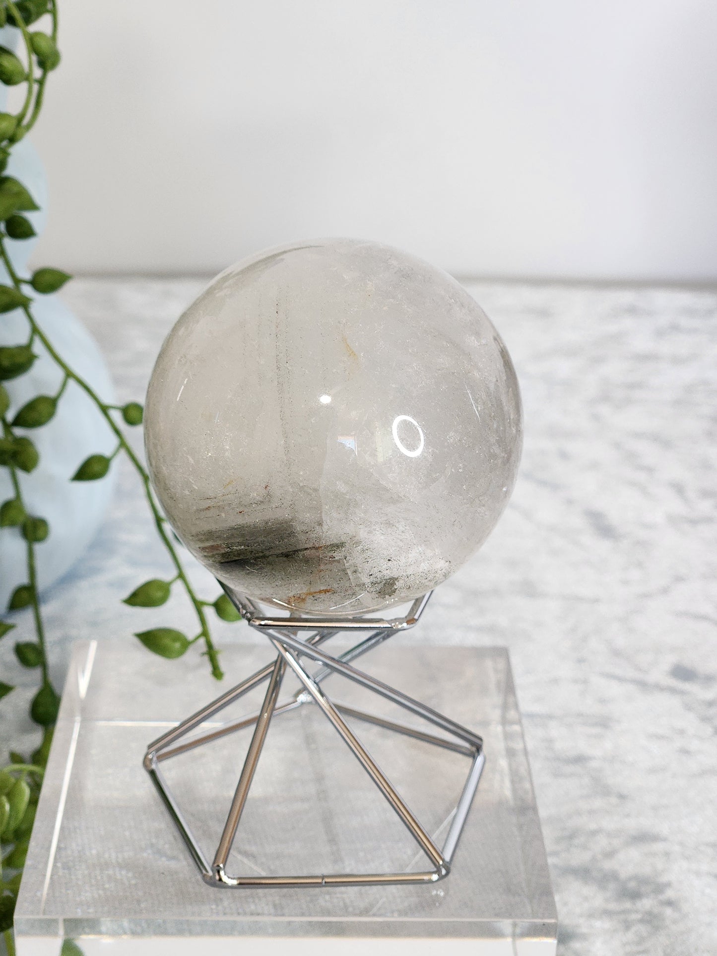 Clear Quartz Garden Sphere