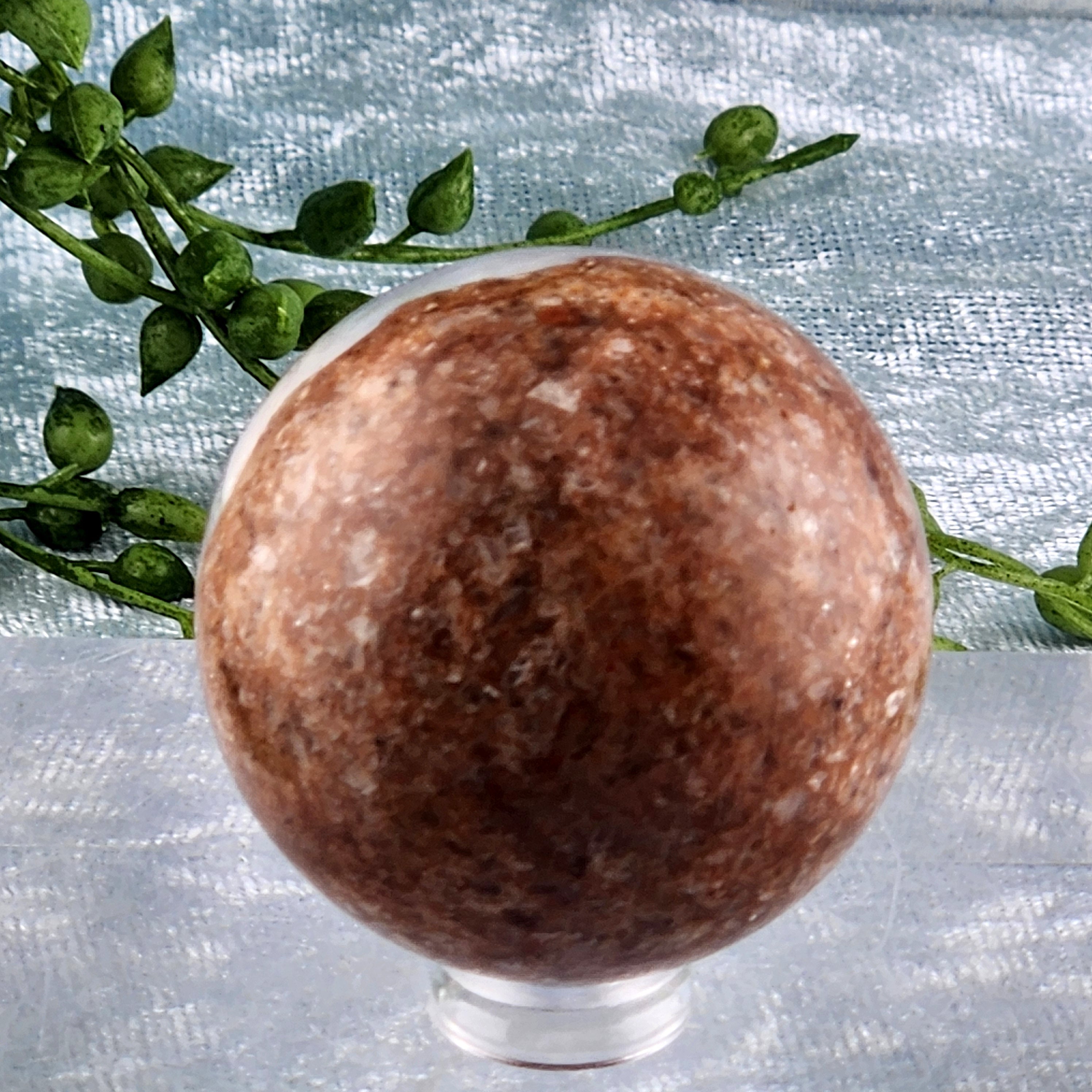 Gold Rutile Sphere