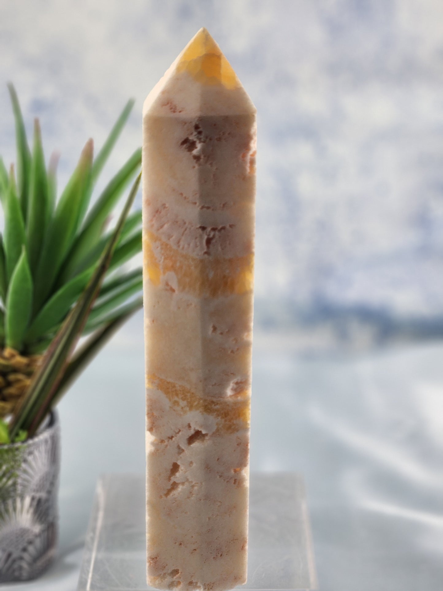 Orange Calcite XL Tower