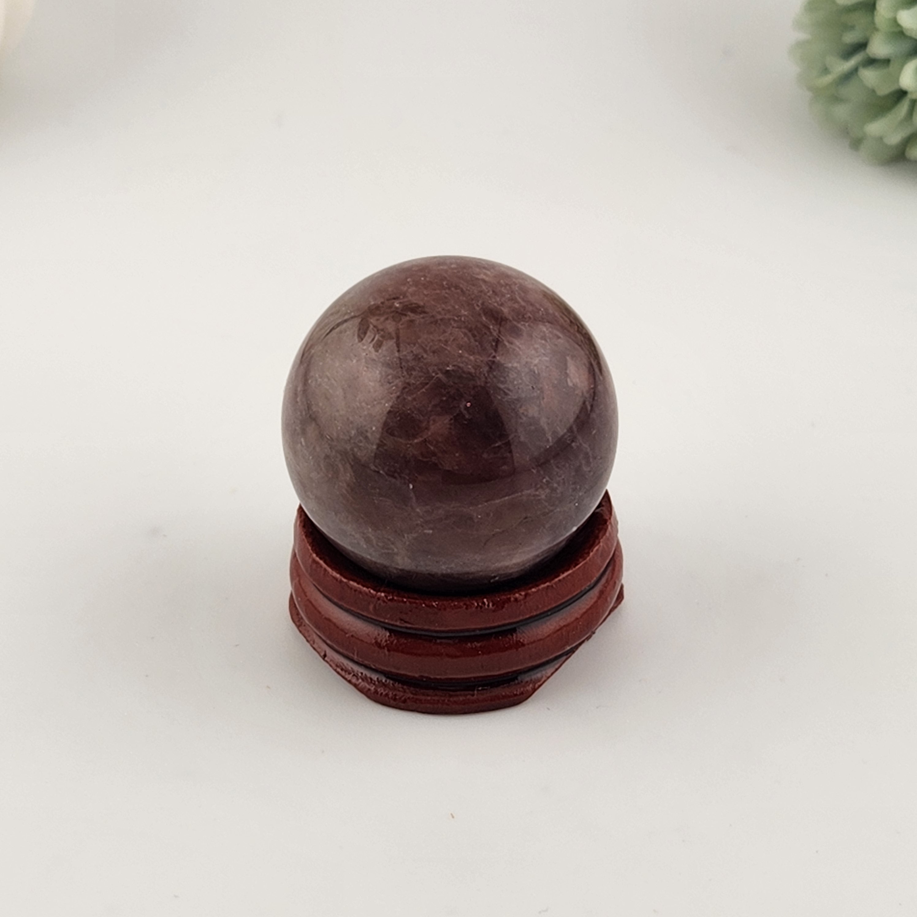 Wood Sphere Stand