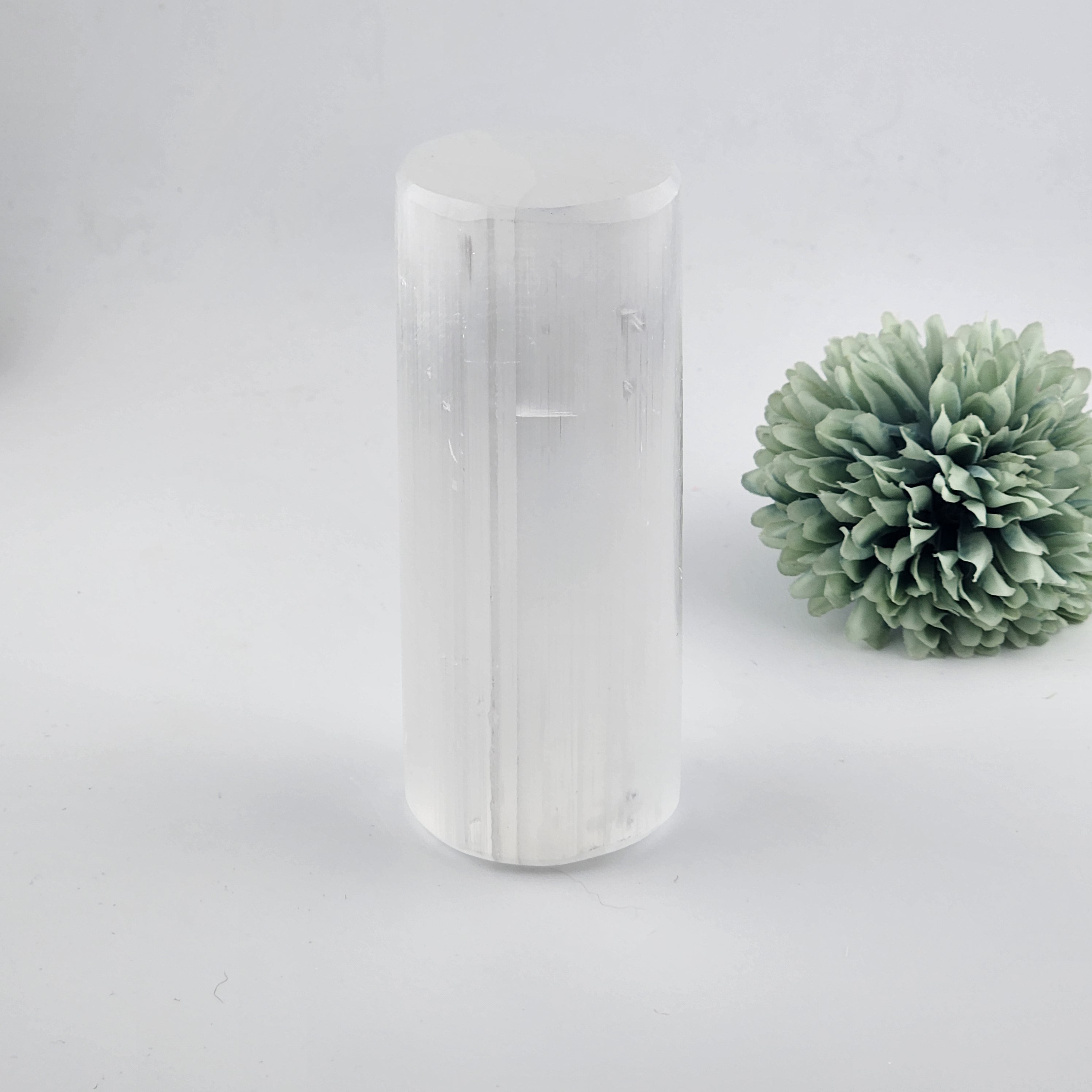 Selenite Cylinder Tower