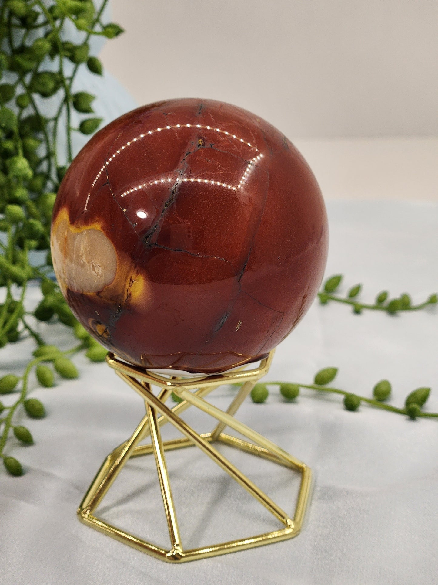 Red Mookaite Sphere