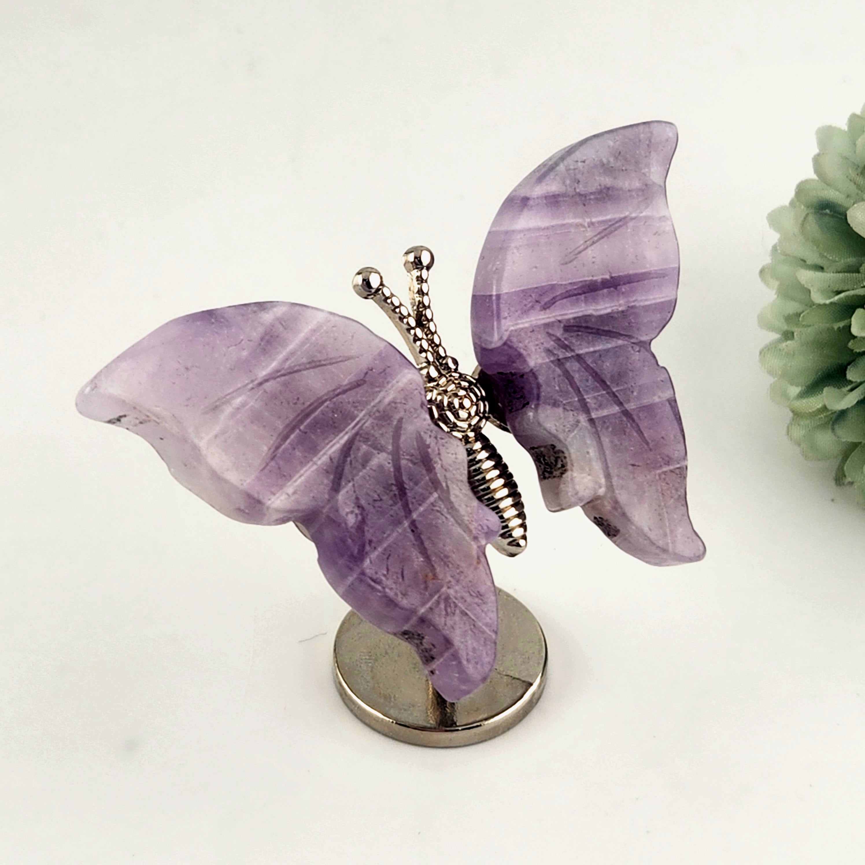Amethyst Butterfly On Stand