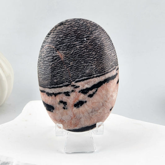 Pink Zebra Jasper Palmstone