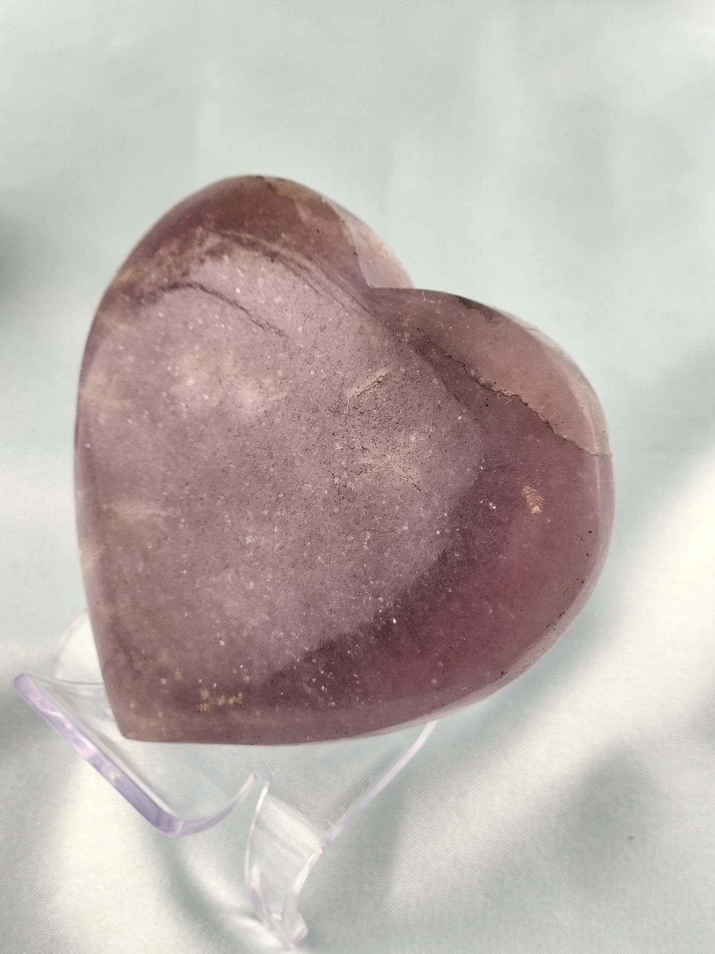 Lepidolite Heart