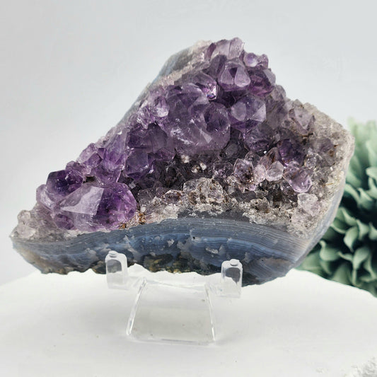 Amethyst With Gold Rutile Inclusions