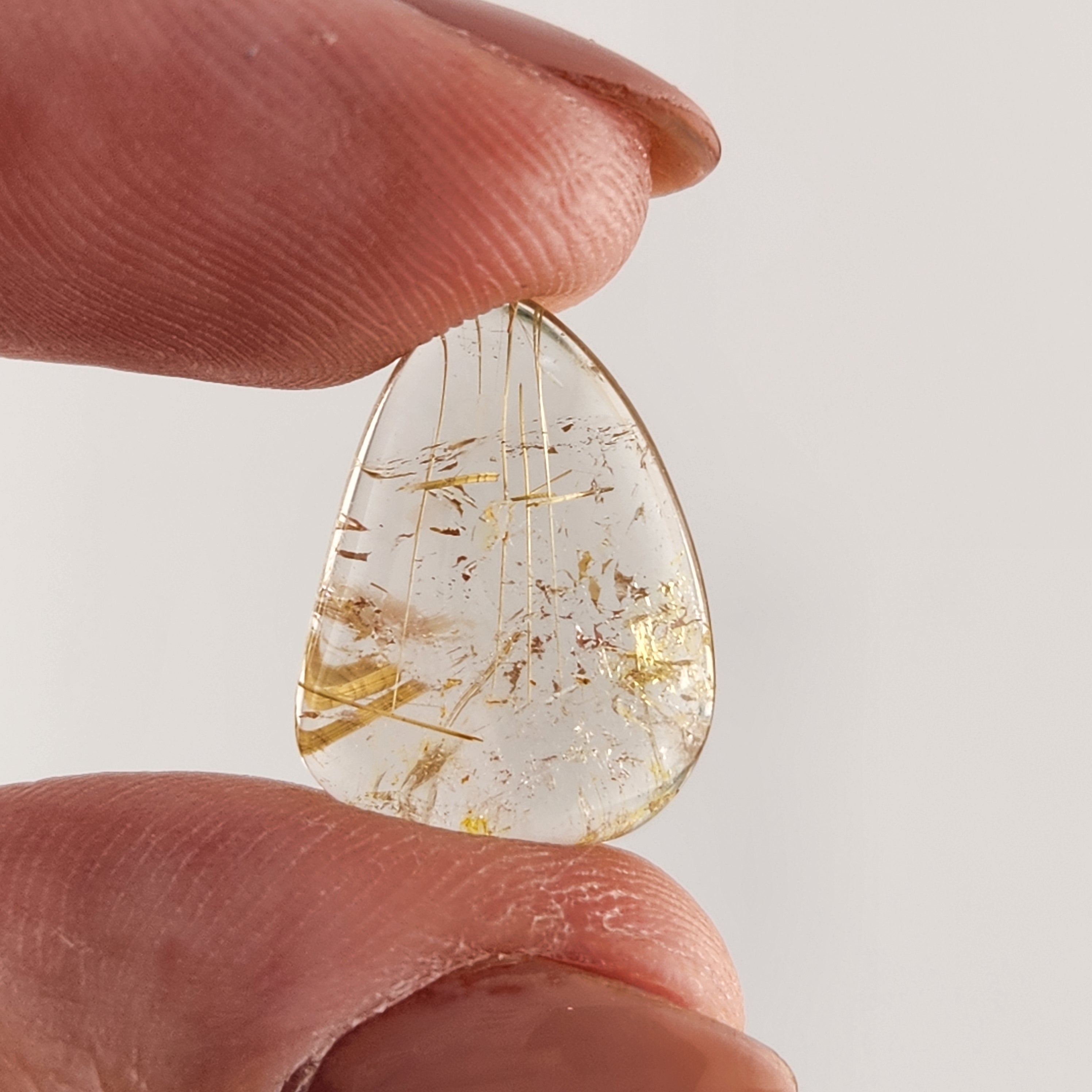 Gold Rutile Mini Cabochon