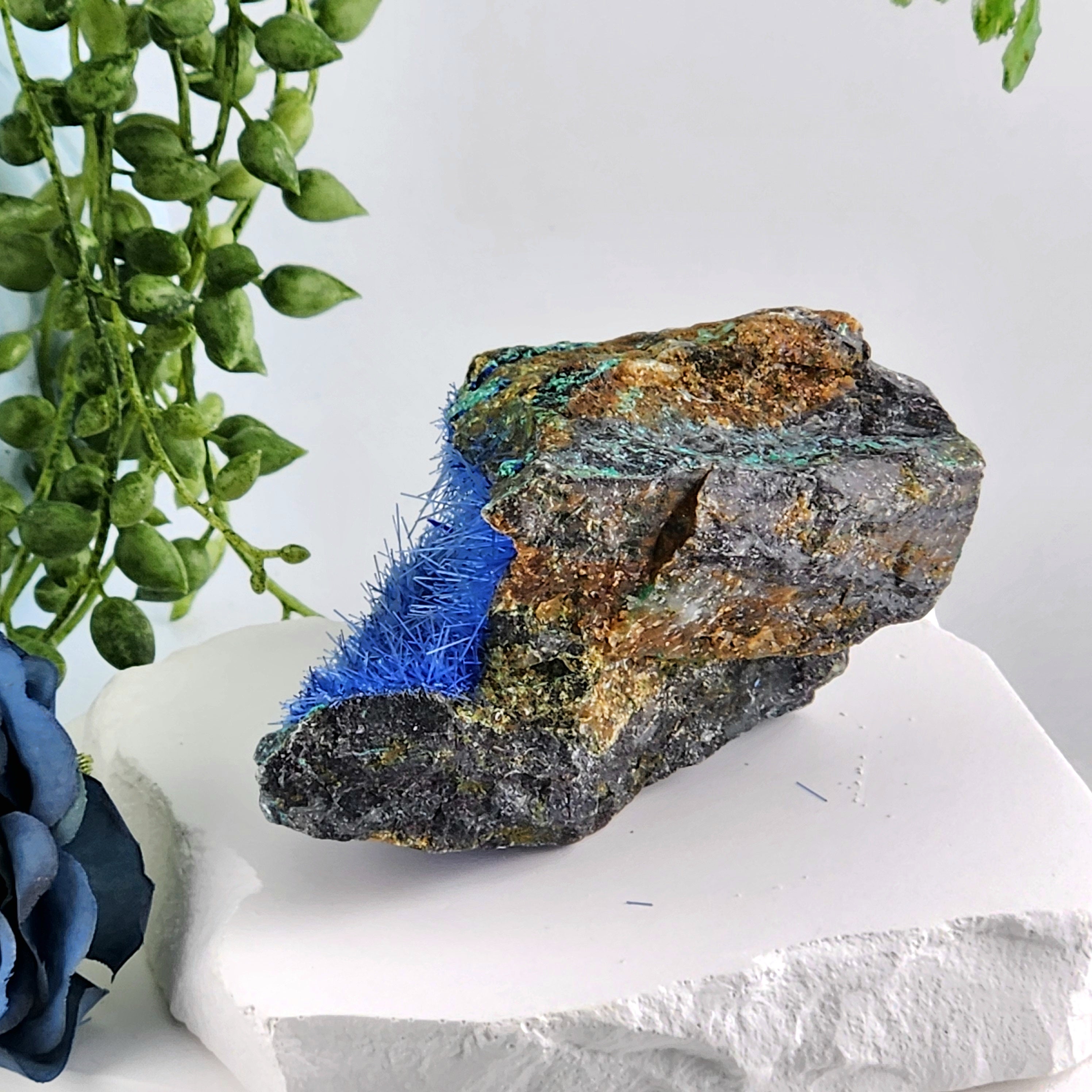 Blue Needle Azurite