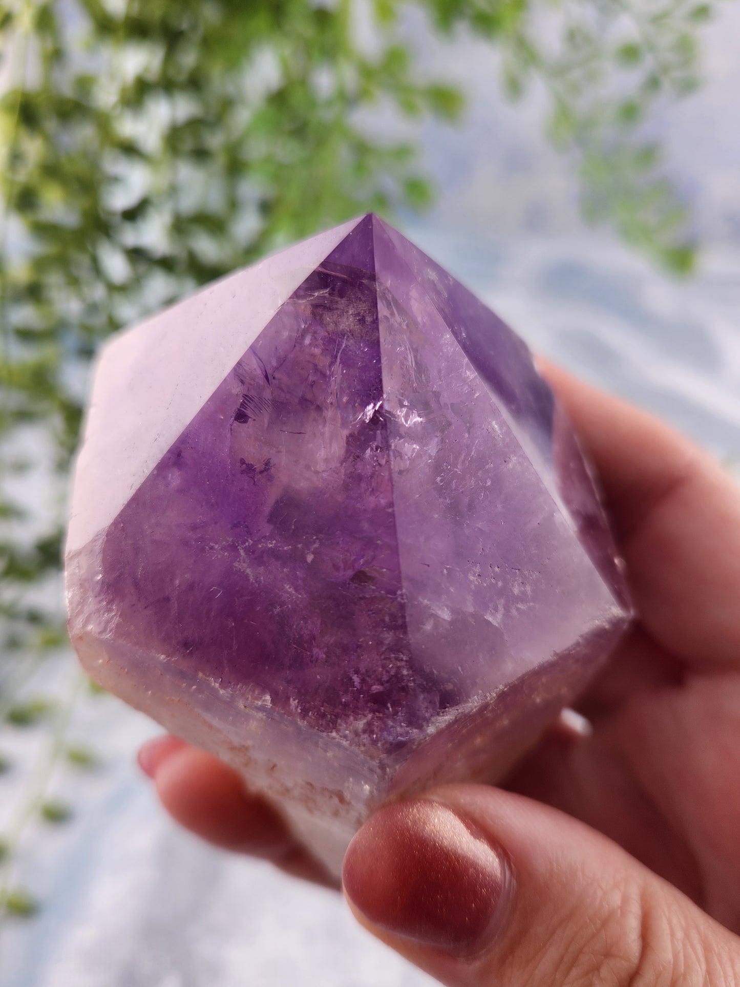 Amethyst Polished Point Raw Chunk