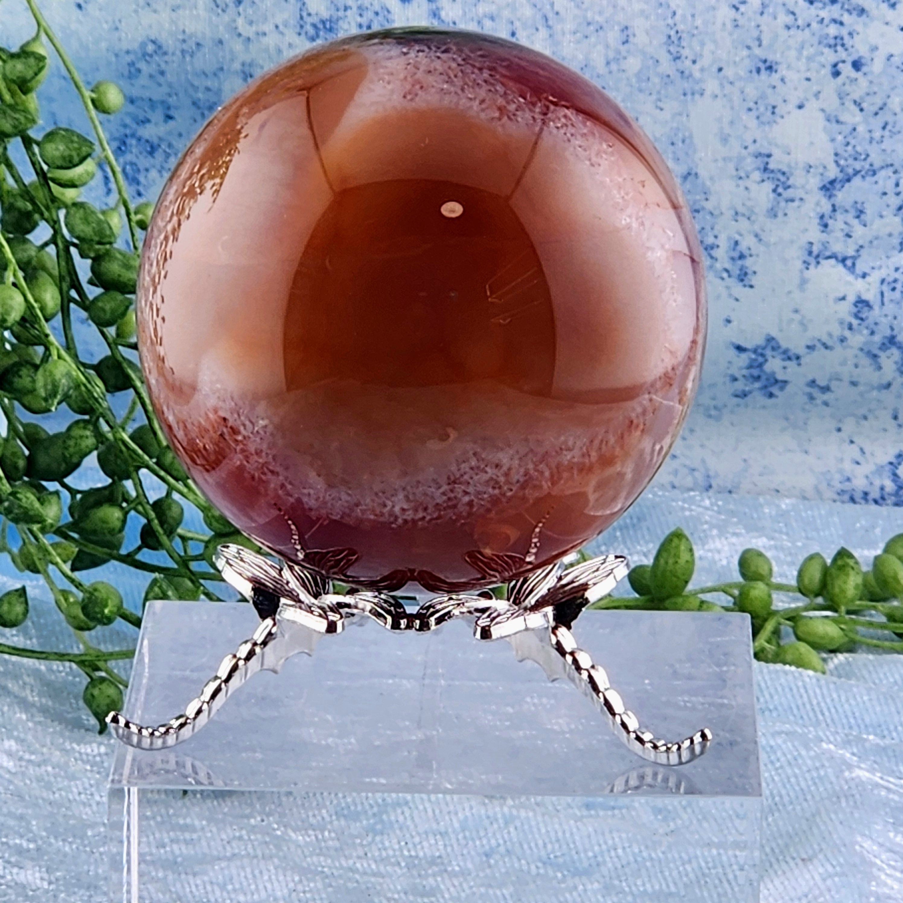 Red Agate Sphere
