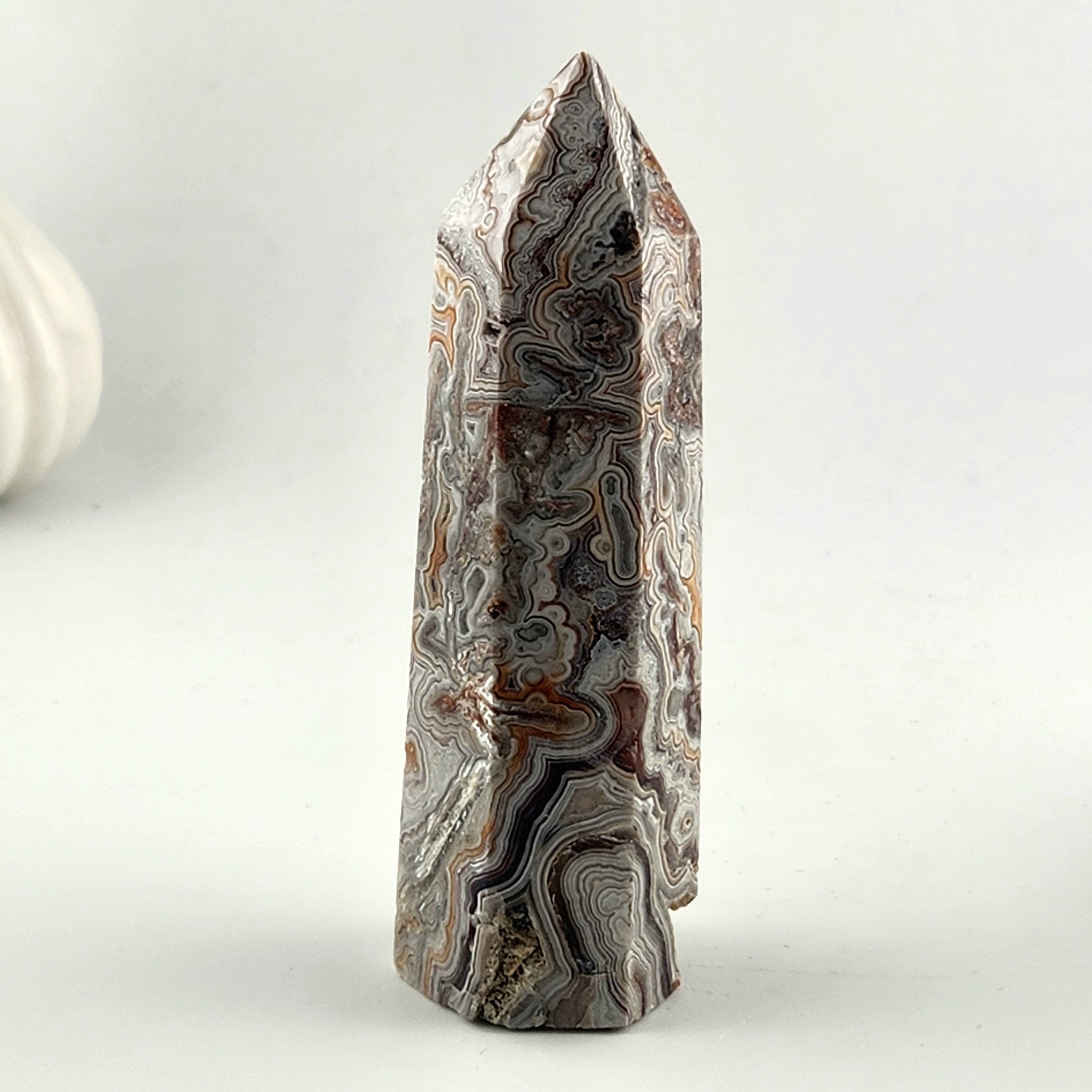 Mexican Crazy Lace Agate Tower