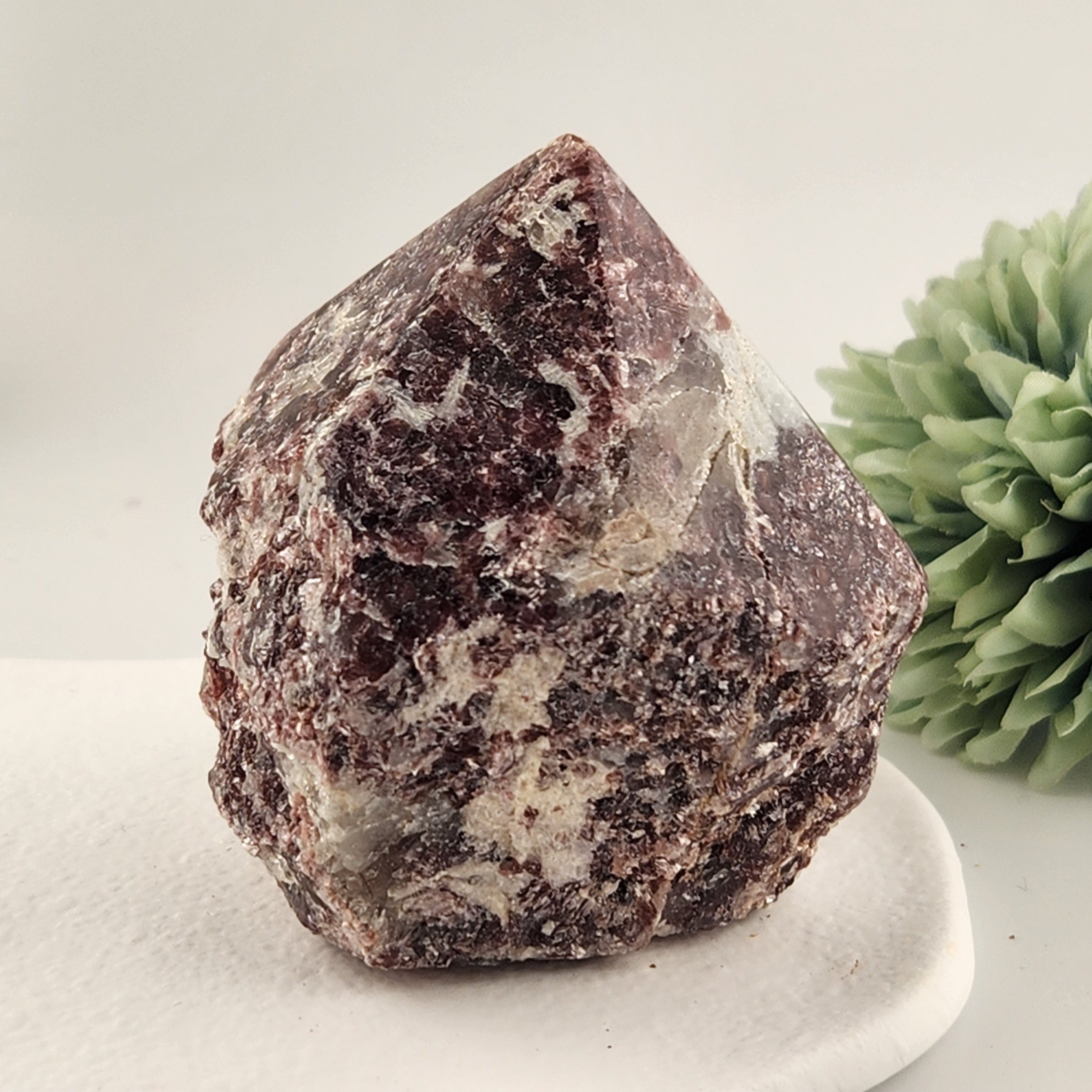 Lepidiolite Polished Point